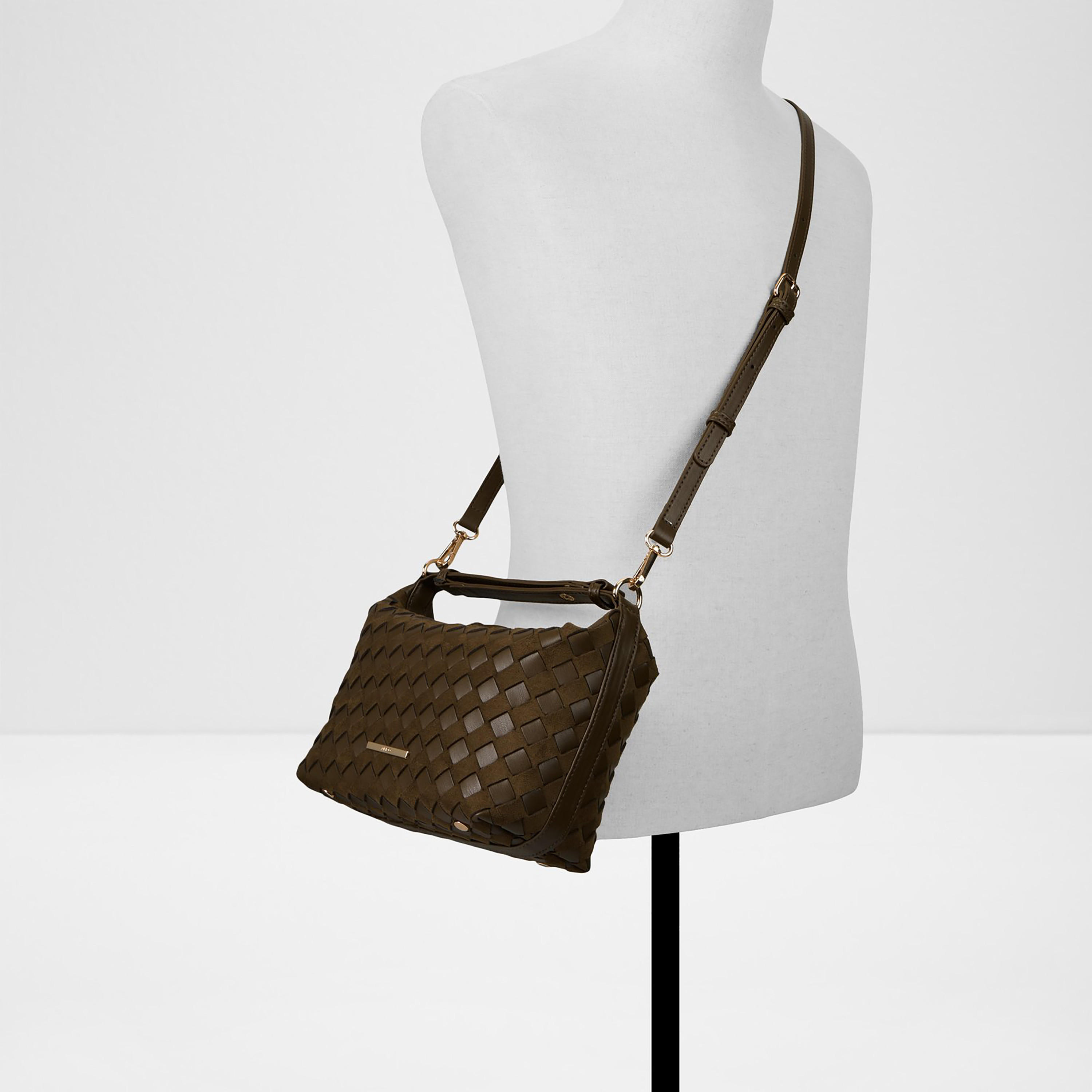 حقيبة كتف من ألدو رانجيفر مضفرة بمقبض واحد وسحاب إغلاق وحزام قابل للتعديل-women-bagsandwallets-handbags-image-4