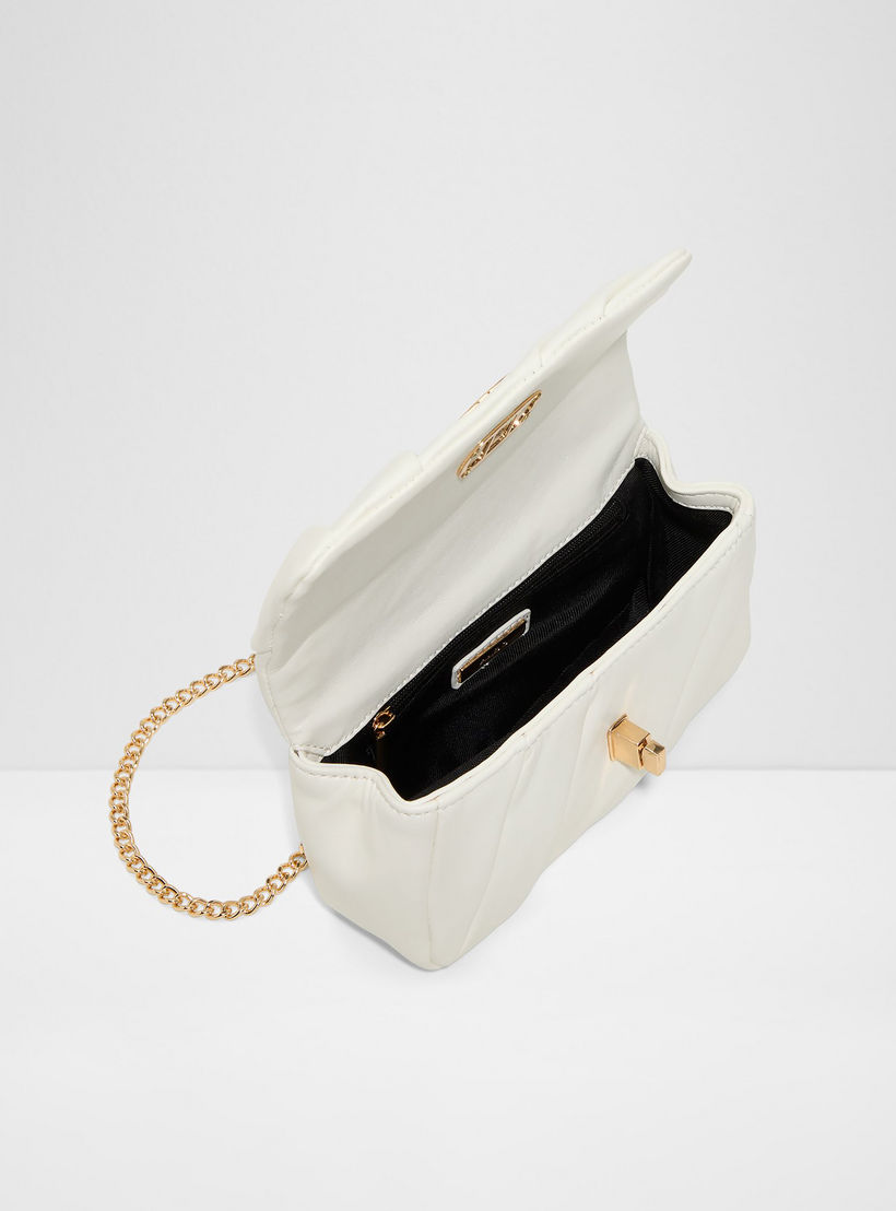Aldo Isalea Pleated Sling Bag with Twist Lock and Non-Detachable Strap-women-bagsandwallets-handbags-image-3
