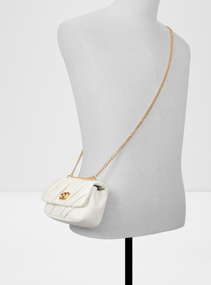 Aldo Isalea Pleated Sling Bag with Twist Lock and Non-Detachable Strap-women-bagsandwallets-handbags-image-4