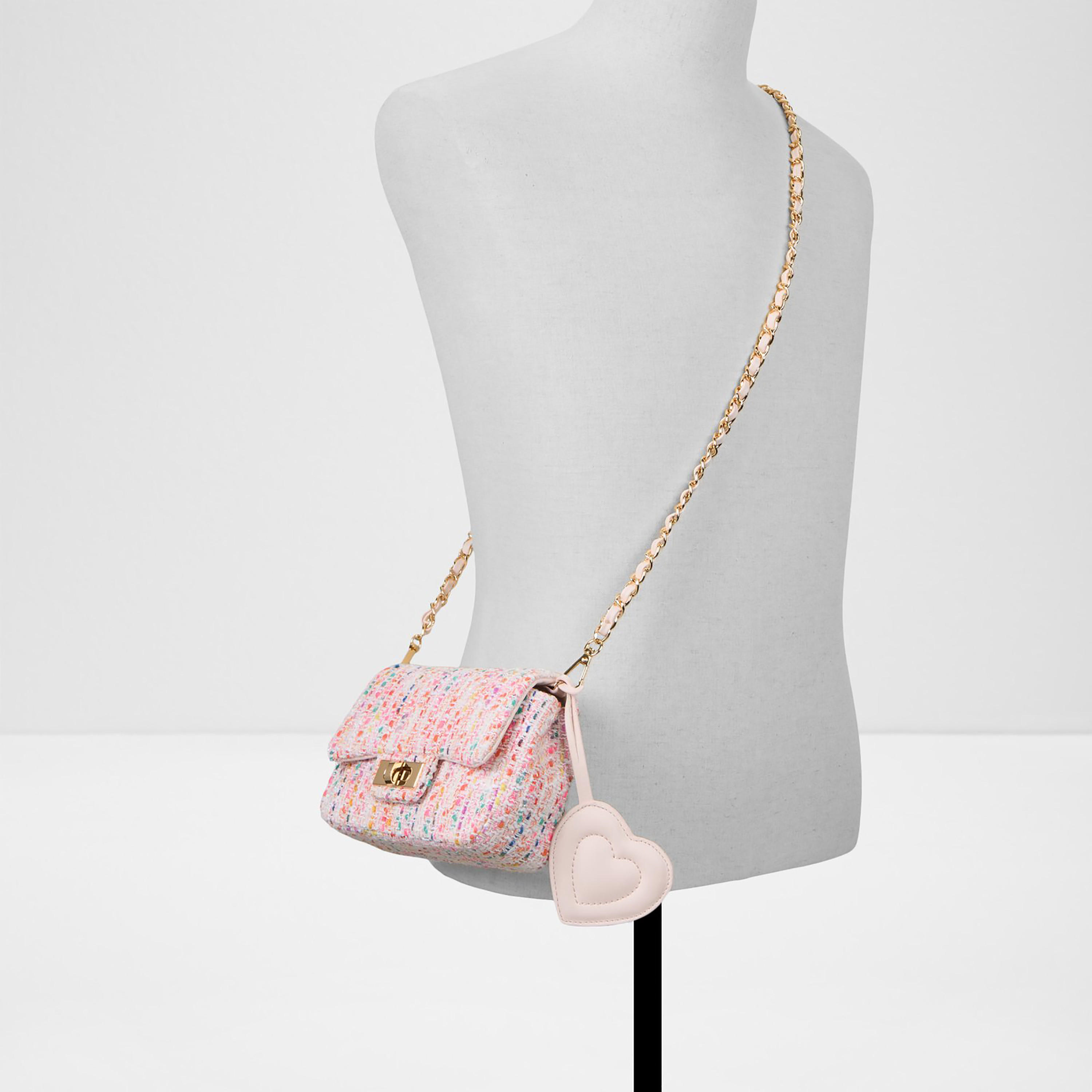 Aldo Bbellamini Tweed Crossbody Bag with Twist Lock and Non-Detachable Strap-women-bagsandwallets-handbags-image-4