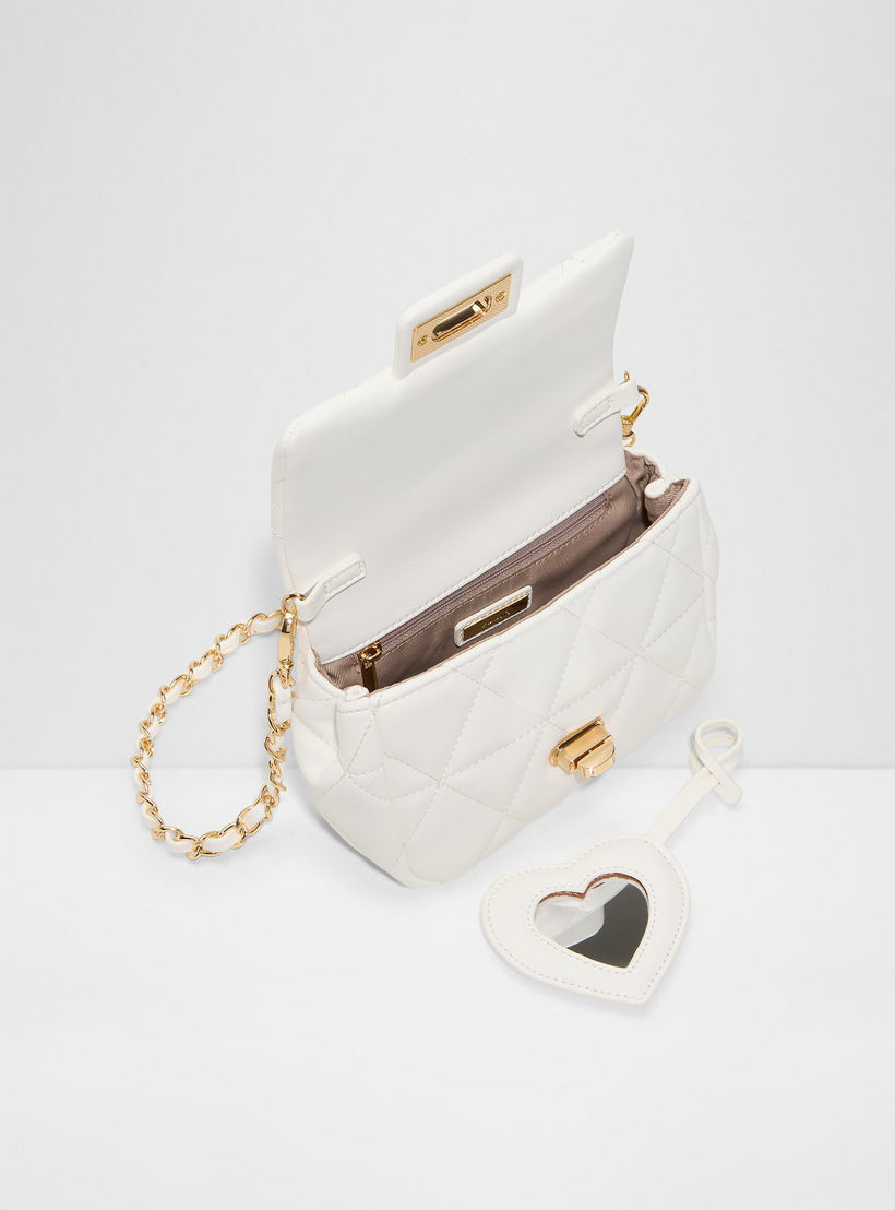 Aldo Bbellamini Quilted Crossbody Bag with Twist Lock and Non-Detachable Strap-women-bagsandwallets-handbags-image-3