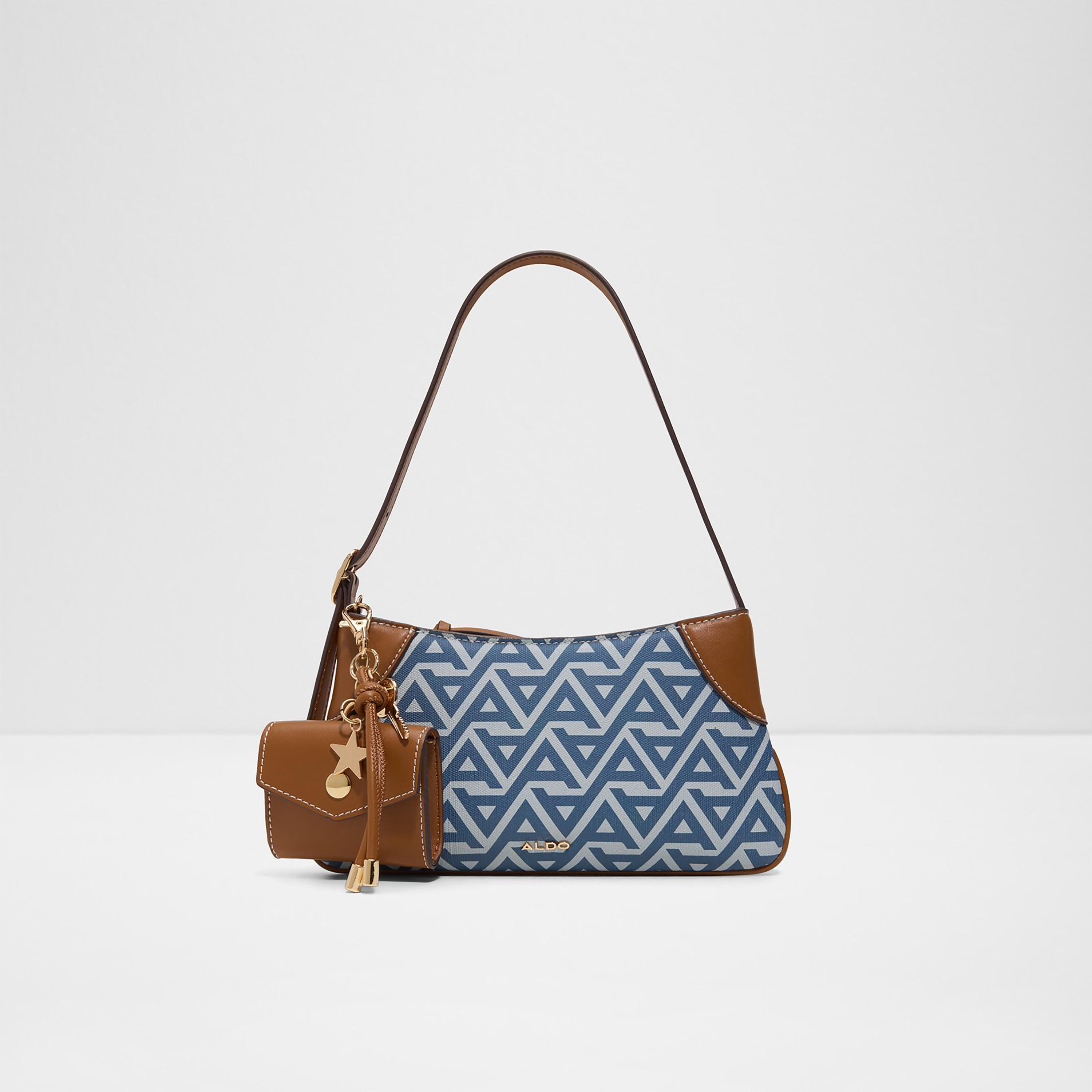 حقيبة كتف ألدو كيليا مونوجرام بمقبض واحد وجيب صغير بسحاب إغلاق-women-bagsandwallets-handbags-image-1