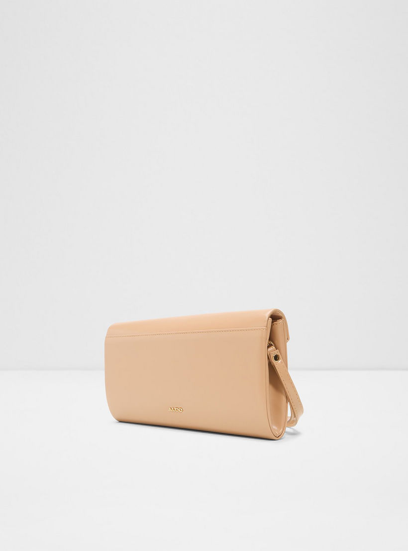 Aldo Elona Plain Clutch with Flap Closure and Non-Detachable Strap-women-bagsandwallets-handbags-image-2