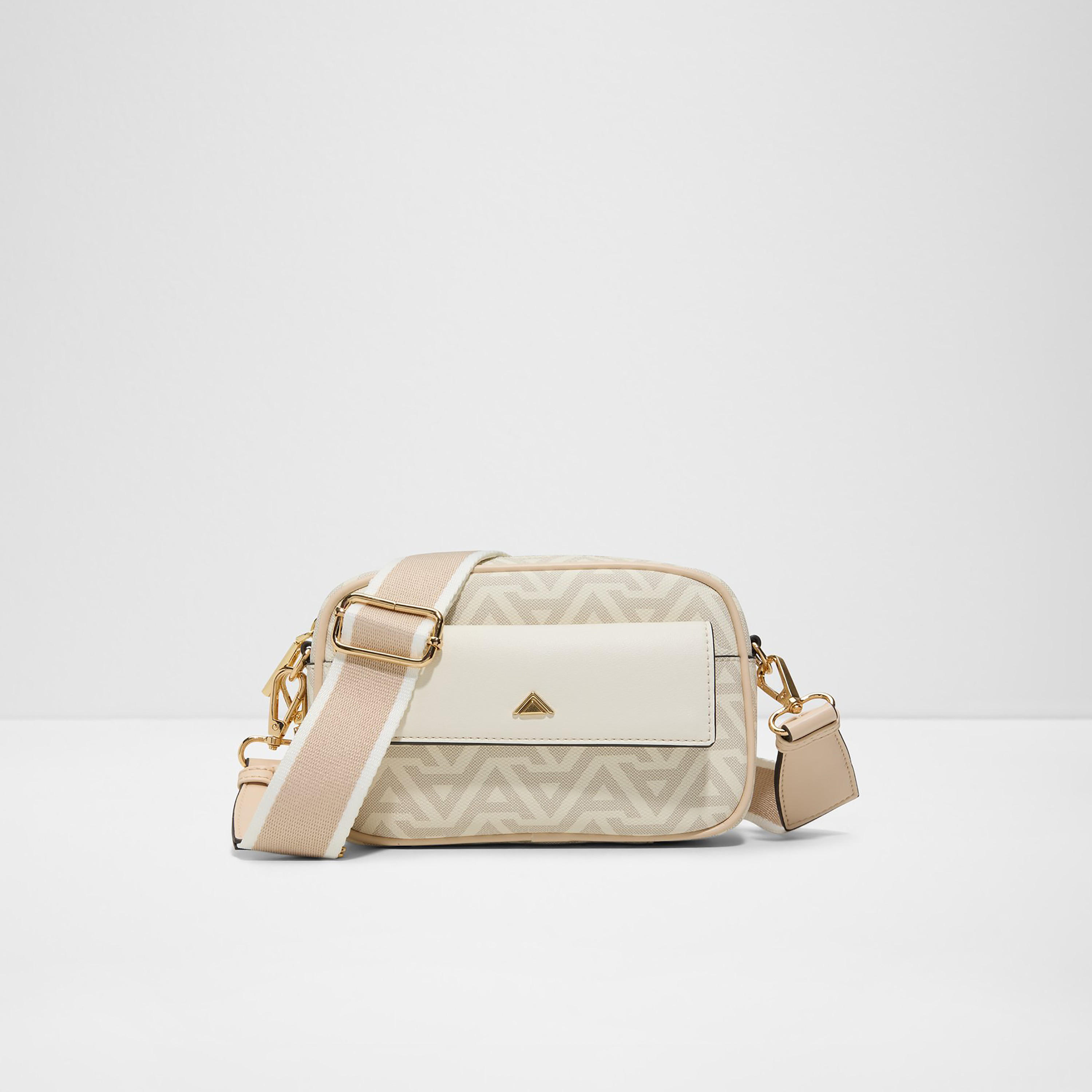 حقيبة كروسبودي من ألدو كايجار بنقشة المونوغرام مع سحاب إغلاق وحزام قابل للتعديل-women-bagsandwallets-handbags-image-1