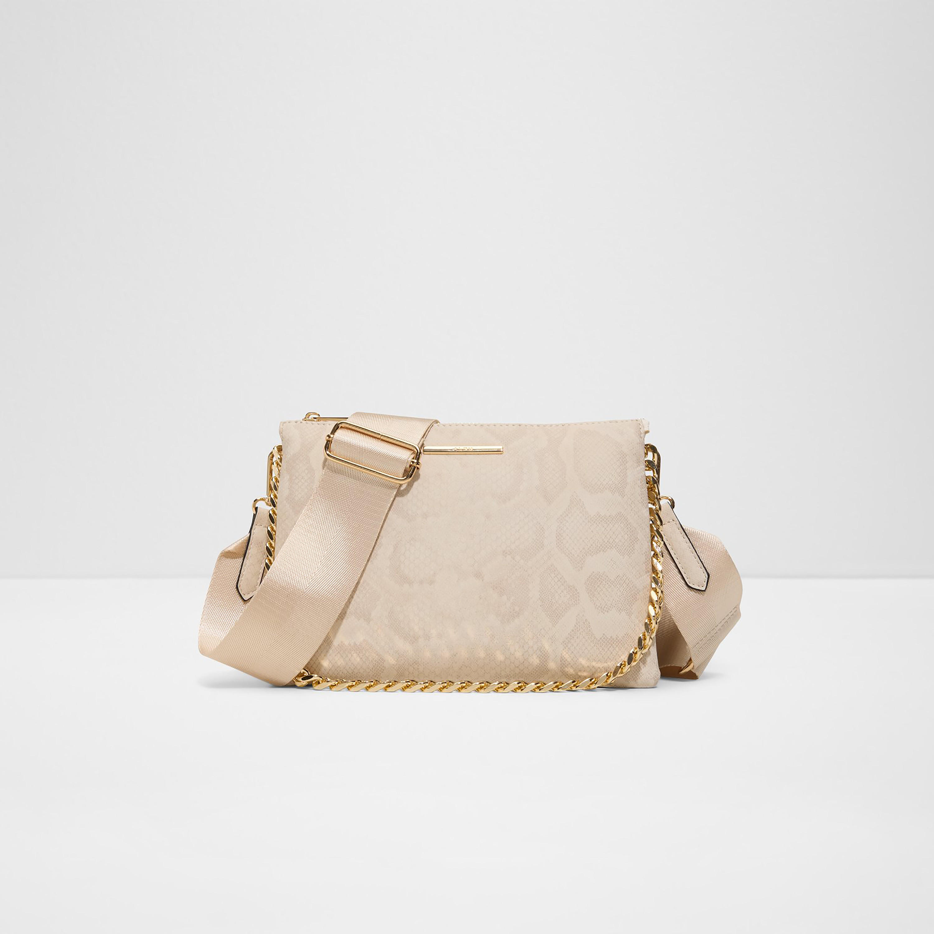 Aldo Snake Textured Crossbody Bag with Zip Closure and Adjustable Strap-women-bagsandwallets-handbags-image-1