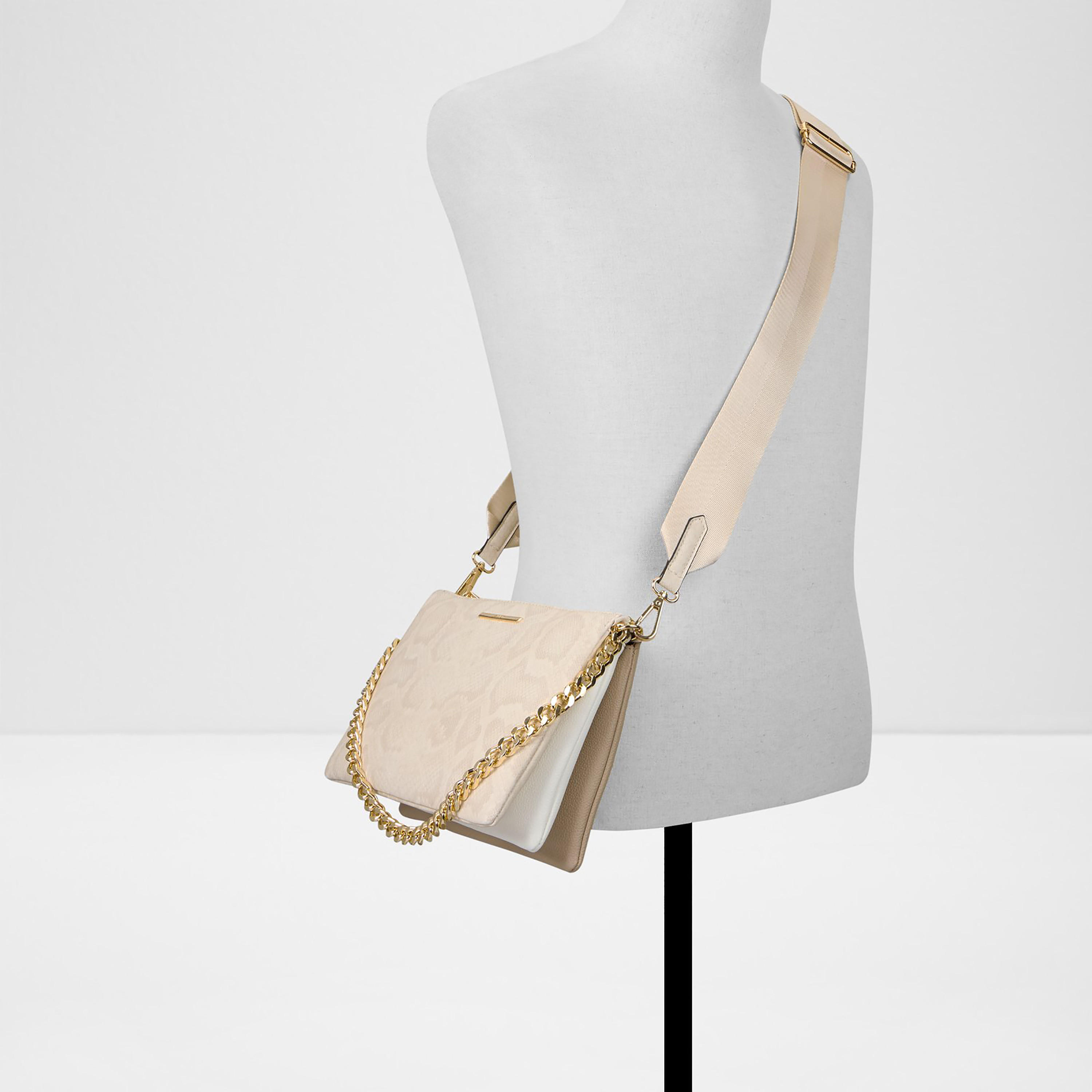 Aldo Snake Textured Crossbody Bag with Zip Closure and Adjustable Strap-women-bagsandwallets-handbags-image-4