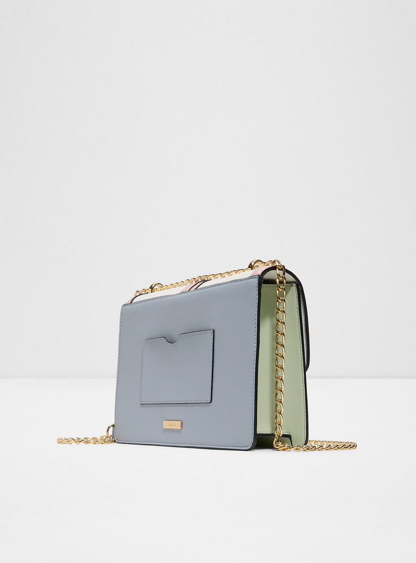 Aldo Suisse Color Blocked Crossbody Bag with Flap Closure and Non-Detachable Strap-women-bagsandwallets-handbags-image-2