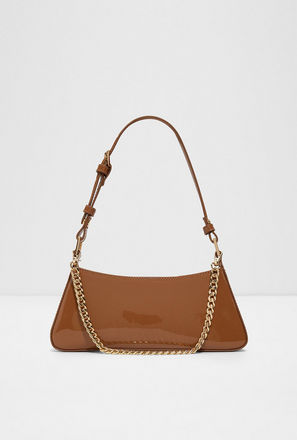 حقيبة كتف ألدو جوبيل سادة بمقبض واحد وسحاب إغلاق وحزام قابل للتعديل-women-bagsandwallets-handbags-image-1