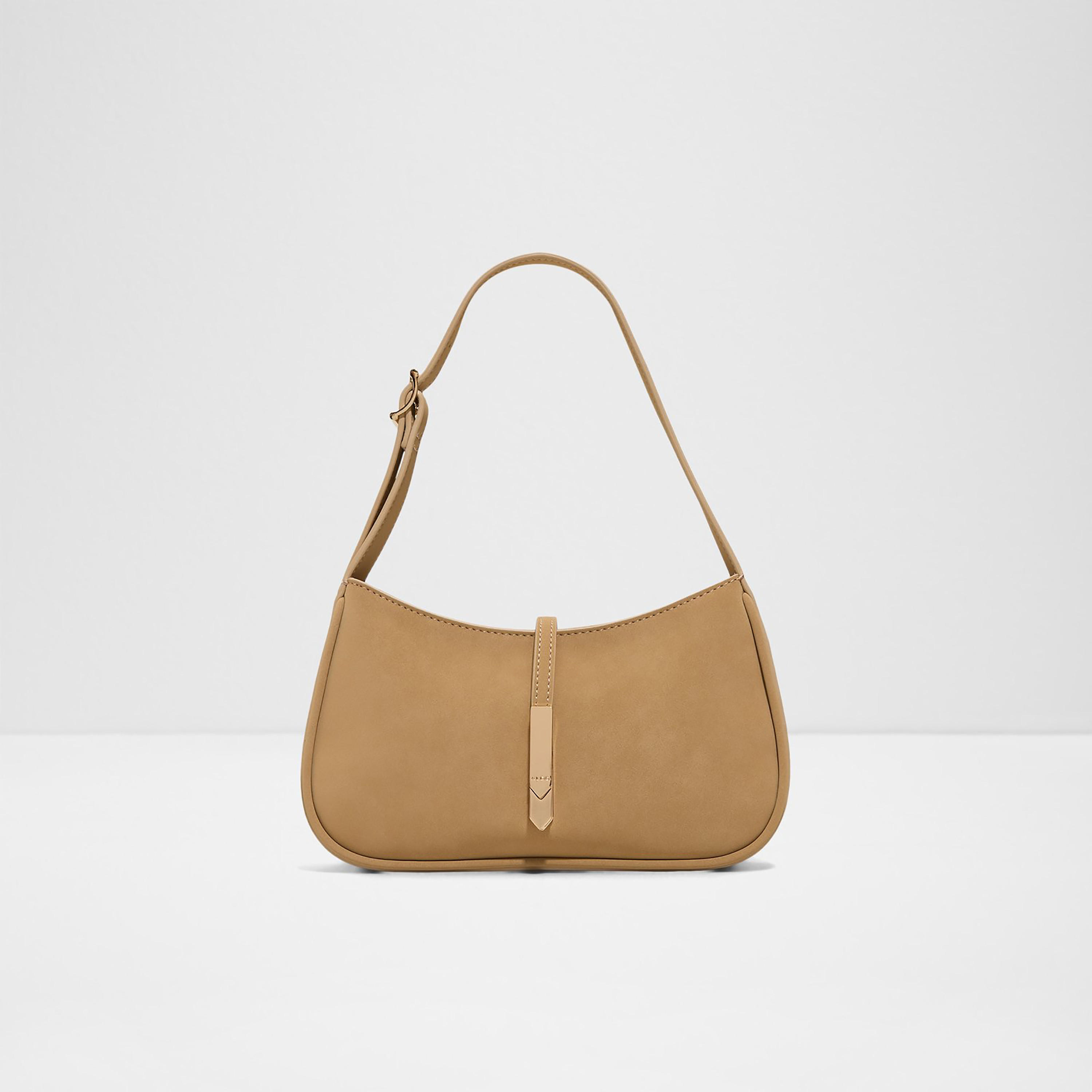 Aldo Duboki Plain Single Handle Shoulder Bag with Zip Closure-women-bagsandwallets-handbags-image-1