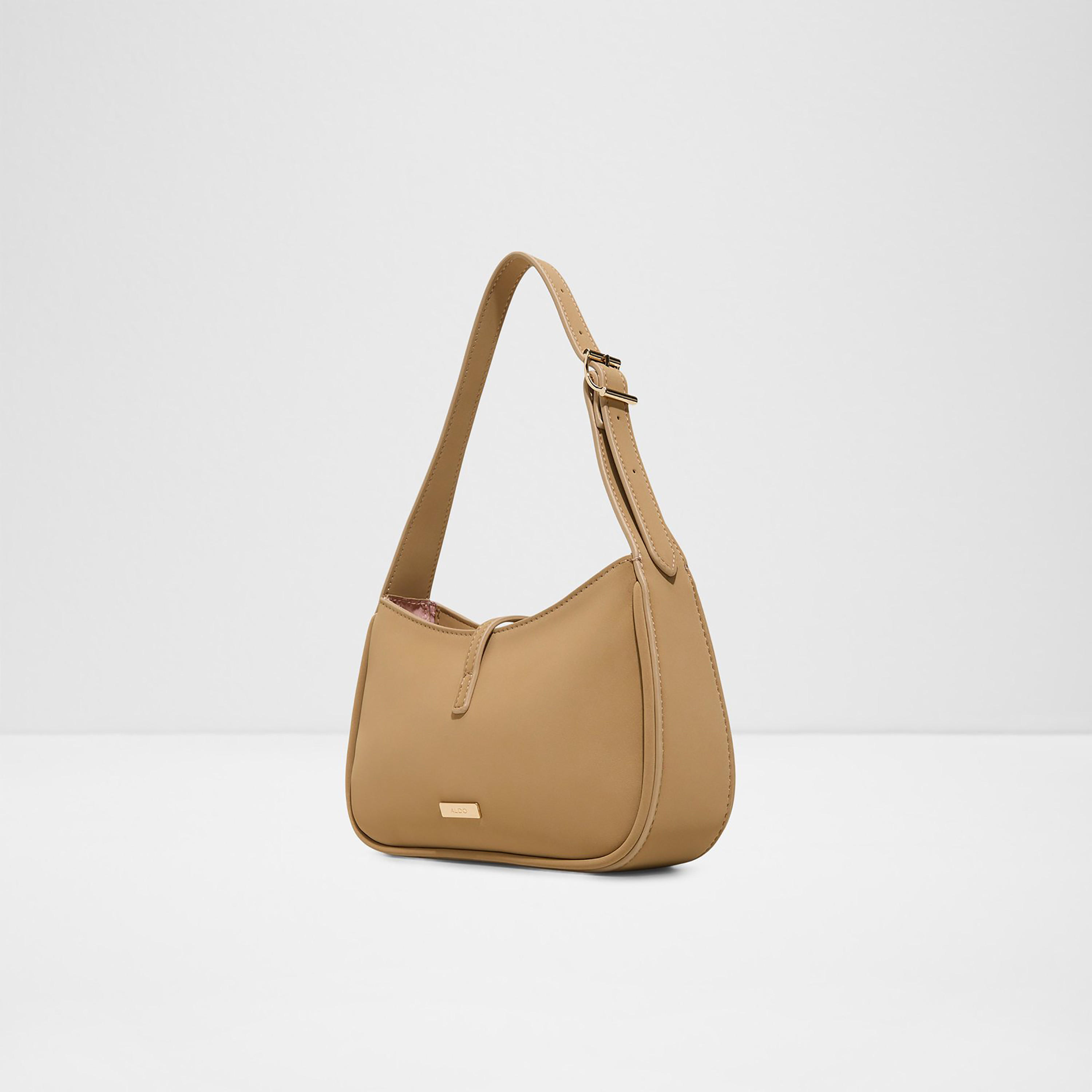 Aldo Duboki Plain Single Handle Shoulder Bag with Zip Closure-women-bagsandwallets-handbags-image-2