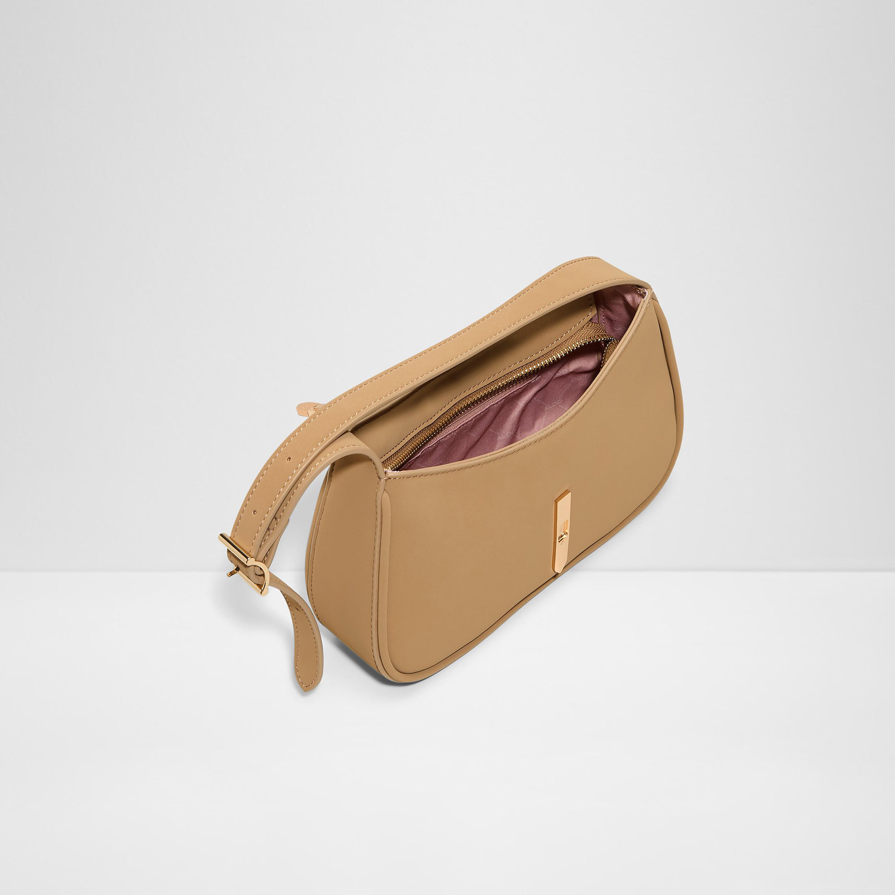 Aldo Duboki Plain Single Handle Shoulder Bag with Zip Closure-women-bagsandwallets-handbags-image-3