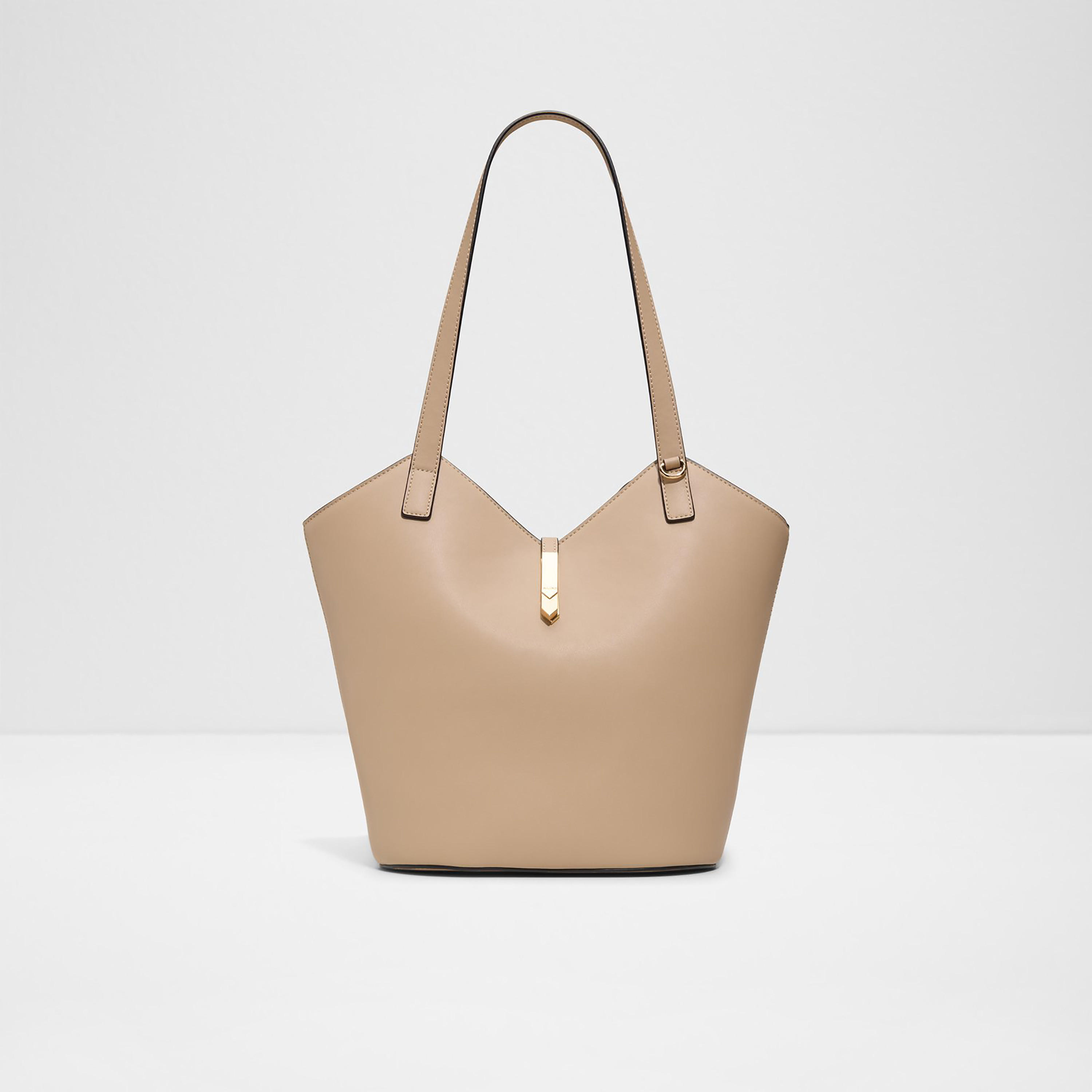 حقيبة يد ألدو هيرميت سادة بمقبضين وإغلاق مغناطيسي وحزام قابل للفصل-women-bagsandwallets-handbags-image-1
