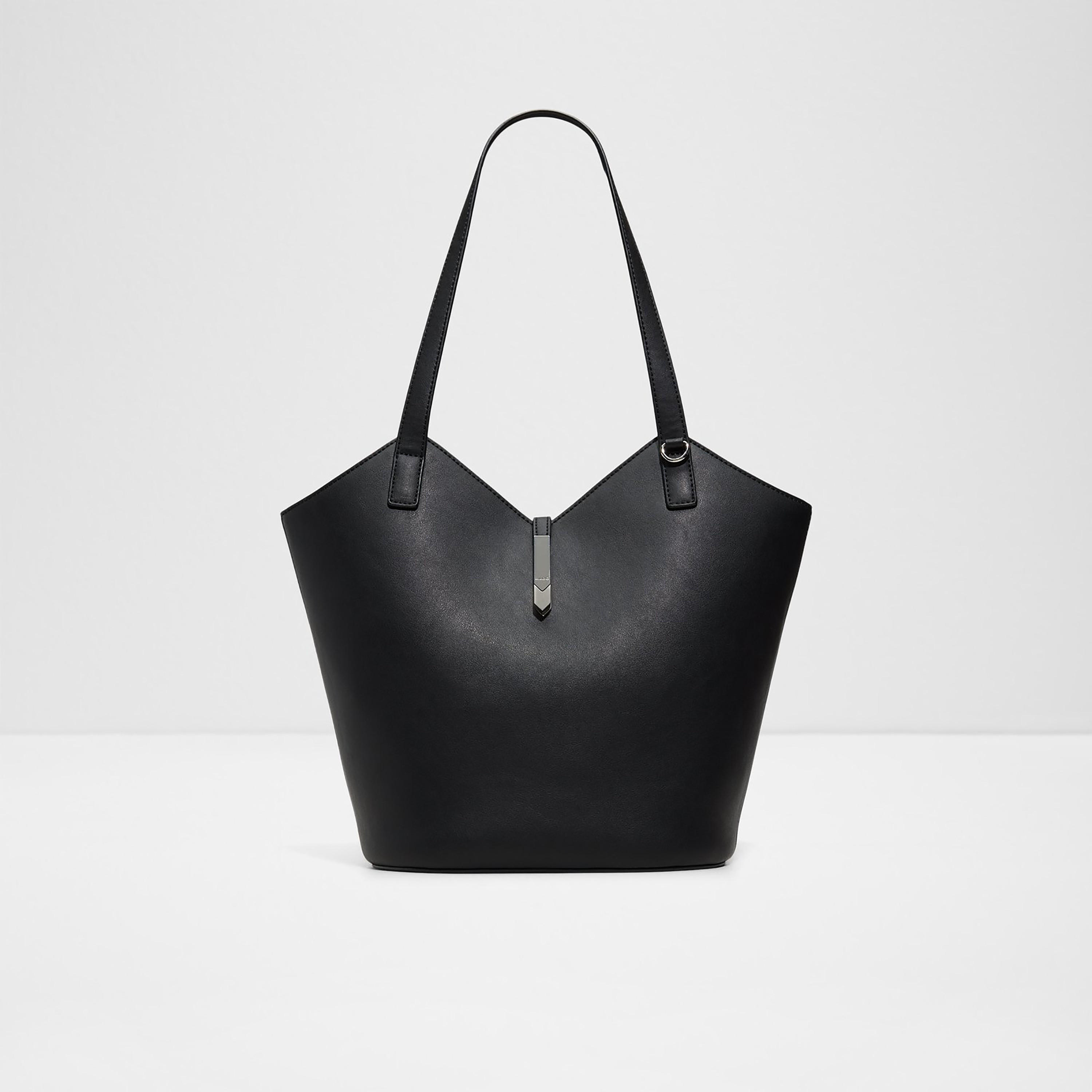 حقيبة كتف ألدو هيرميت سادة بمقبضين وإغلاق مغناطيسي-women-bagsandwallets-handbags-image-1