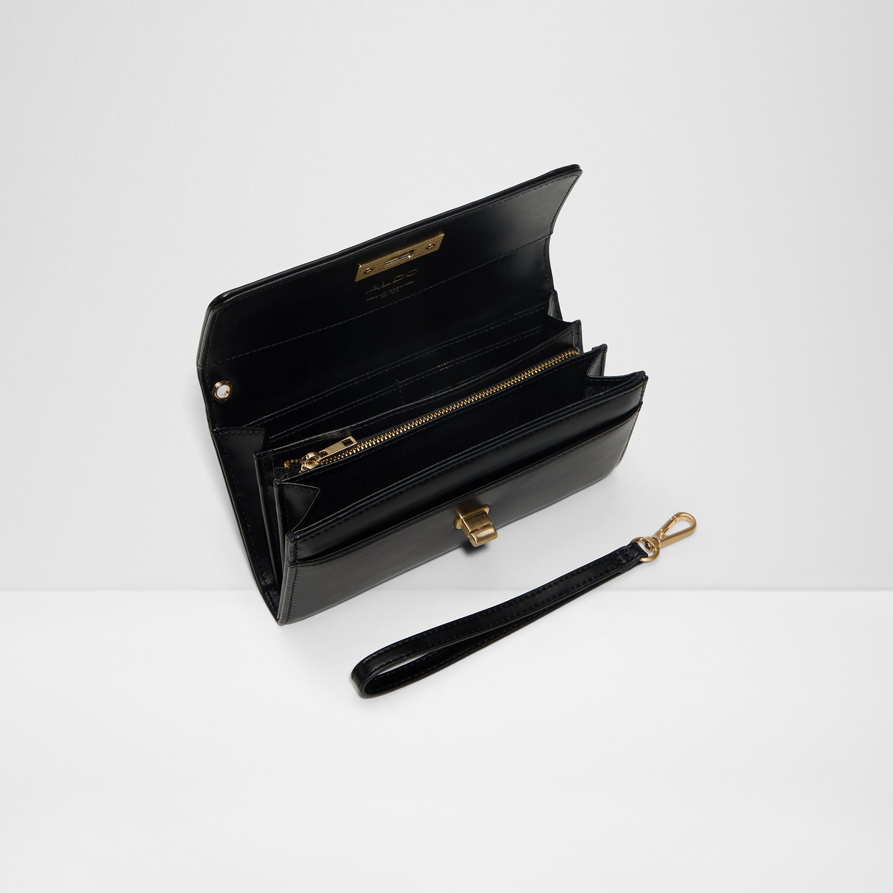Aldo Feliciana Plain Wallet with Twist Lock and Wrist Strap-women-bagsandwallets-wallets-image-2