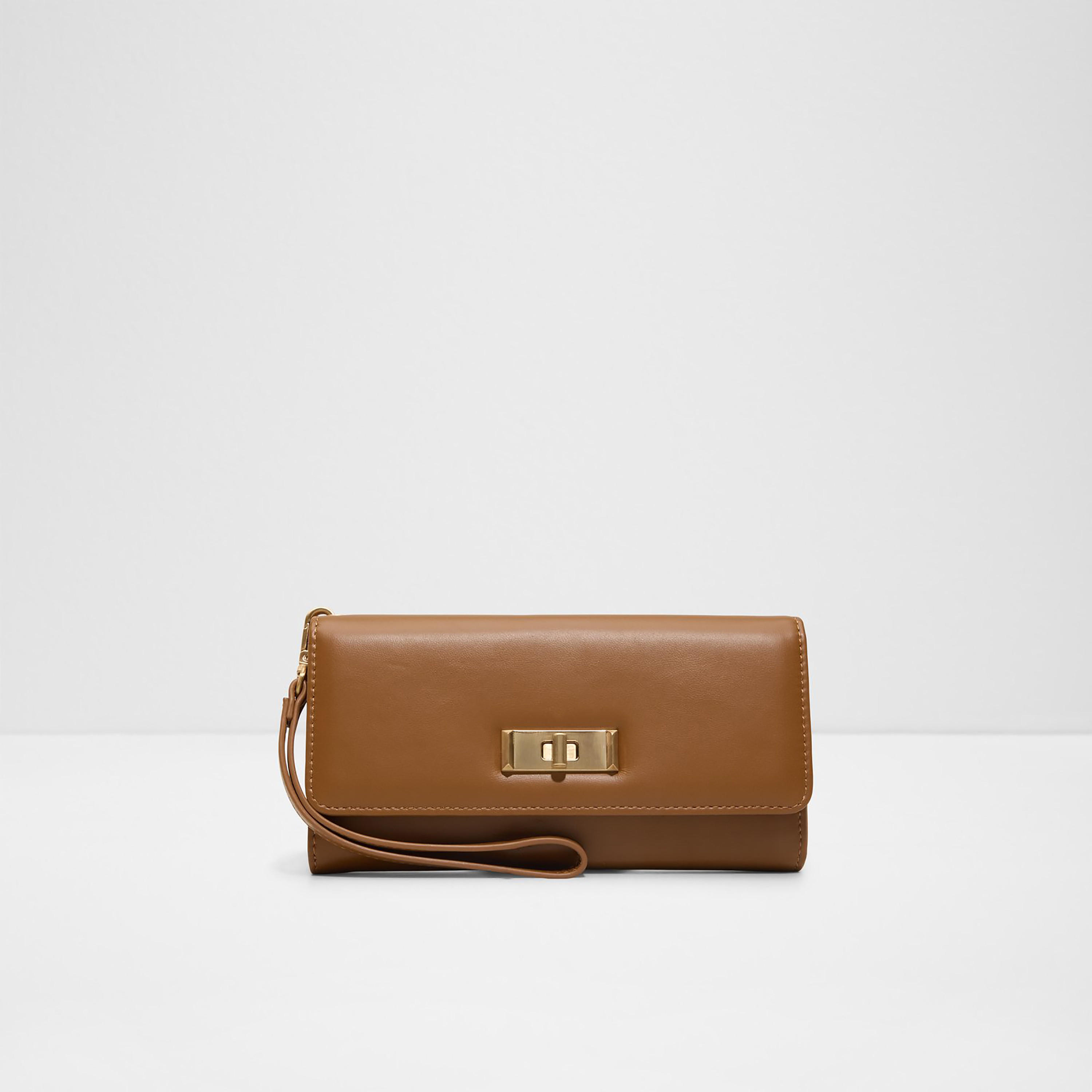 Aldo Feliciana Plain Wallet with Twist Lock and Wrist Strap-women-bagsandwallets-wallets-image-1