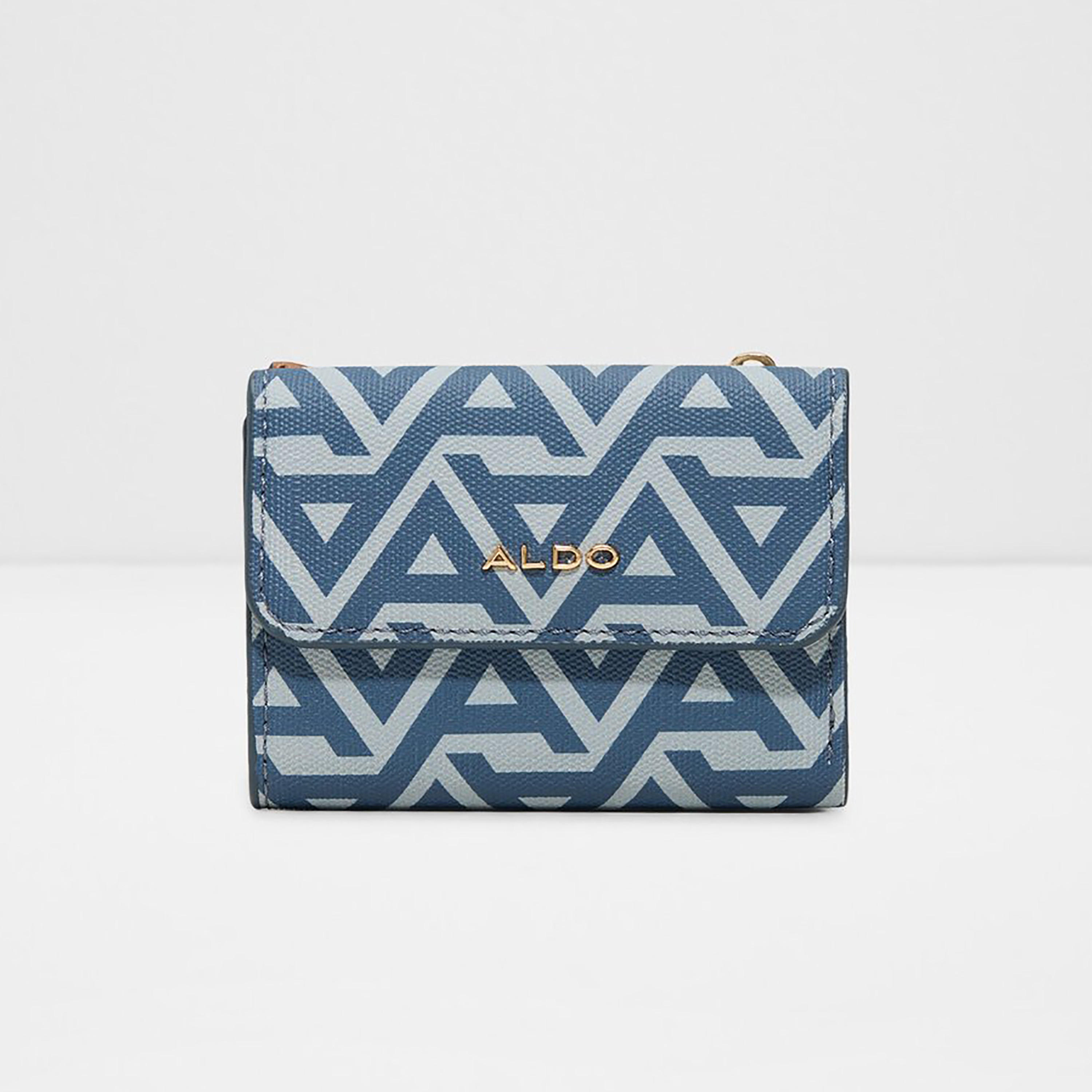 Aldo Riella Monogram Wallet with Magnetic Closure-women-bagsandwallets-wallets-image-1