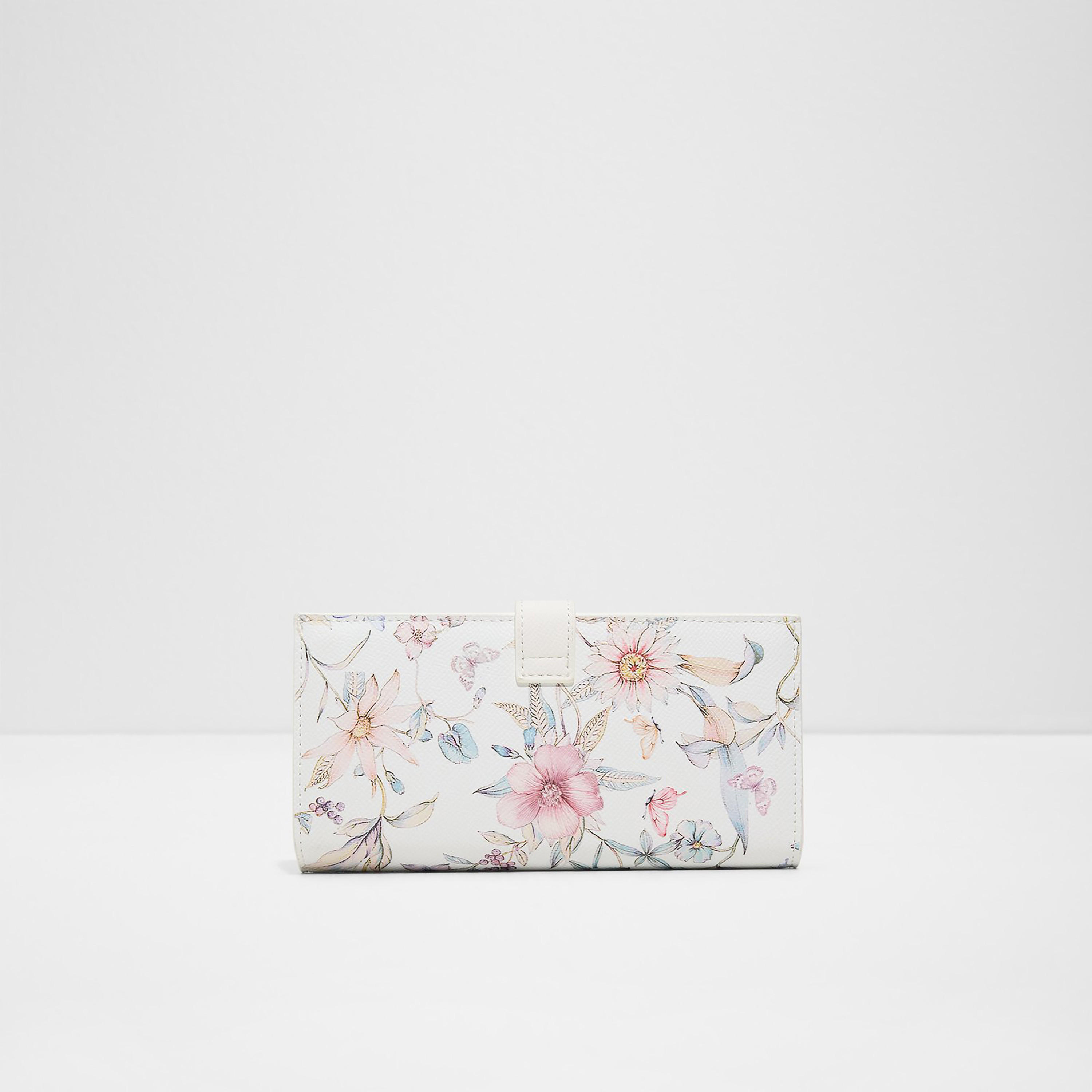 Aldo Anastassia Floral Printed Wallet with Magnetic Closure-women-bagsandwallets-wallets-image-3