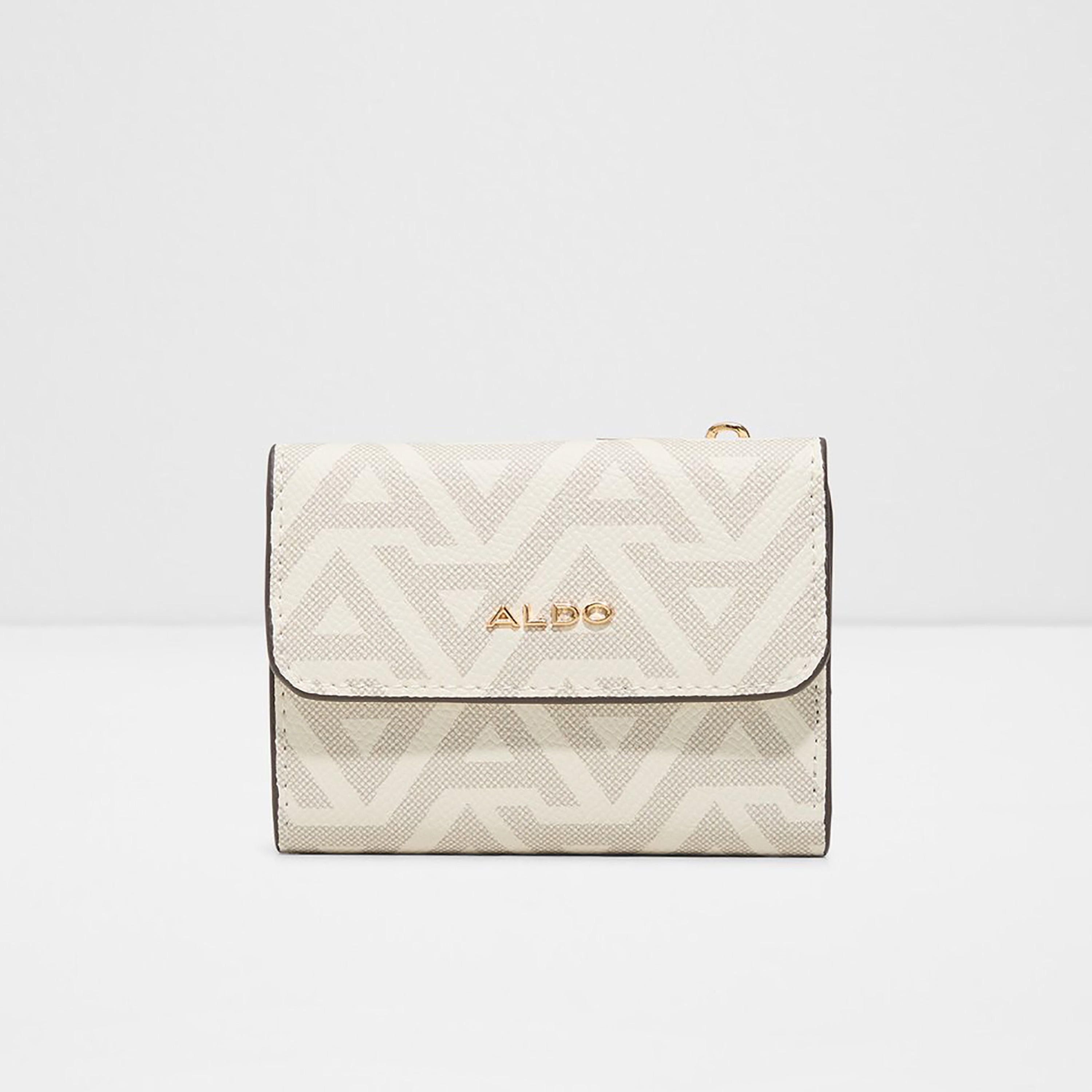 Aldo Riella Monogram Wallet with Magnetic Closure-women-bagsandwallets-wallets-image-1