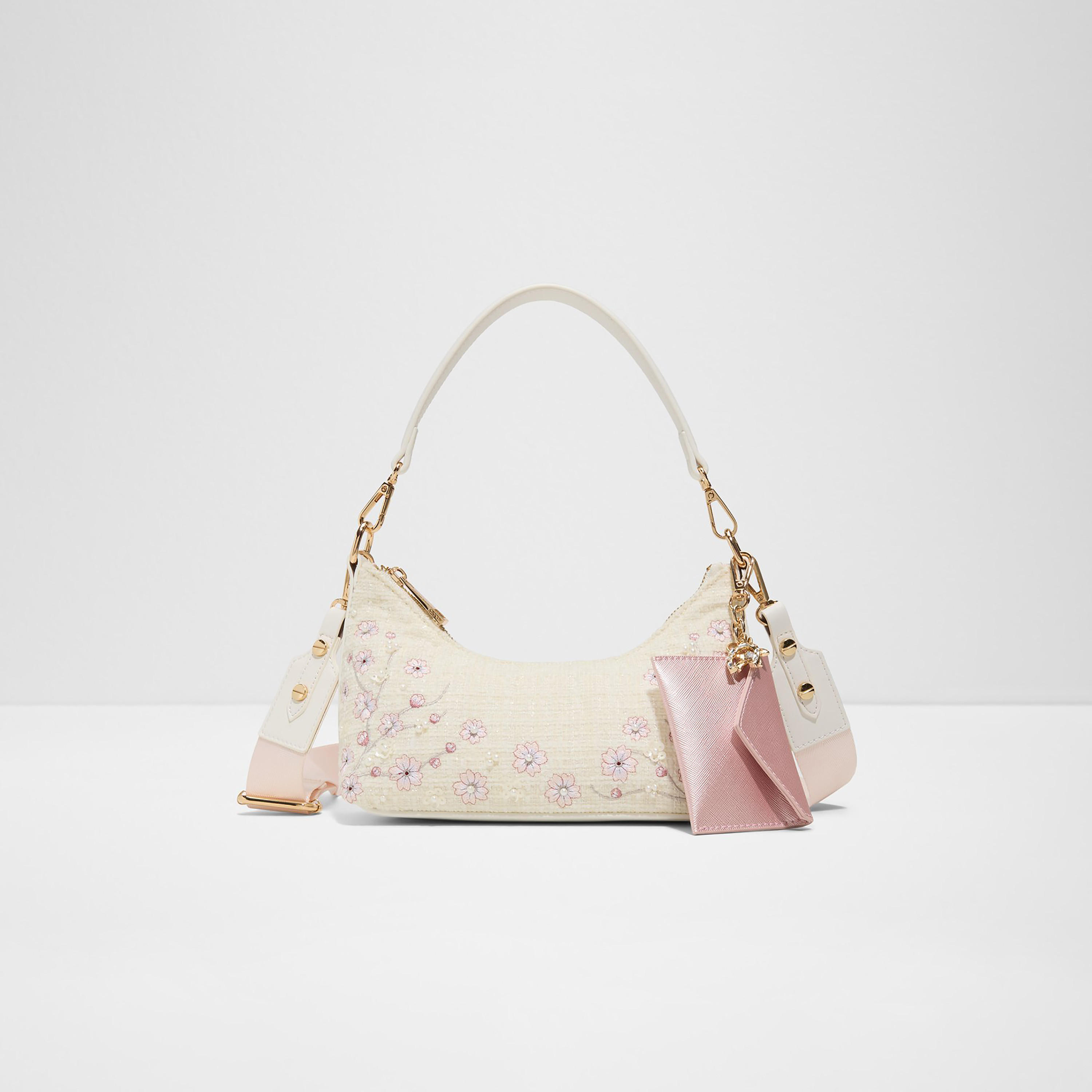 حقيبة كتف من ألدو ألايابوكلي مطرزة بمقبض واحد وسحاب وحزام-women-bagsandwallets-handbags-image-1