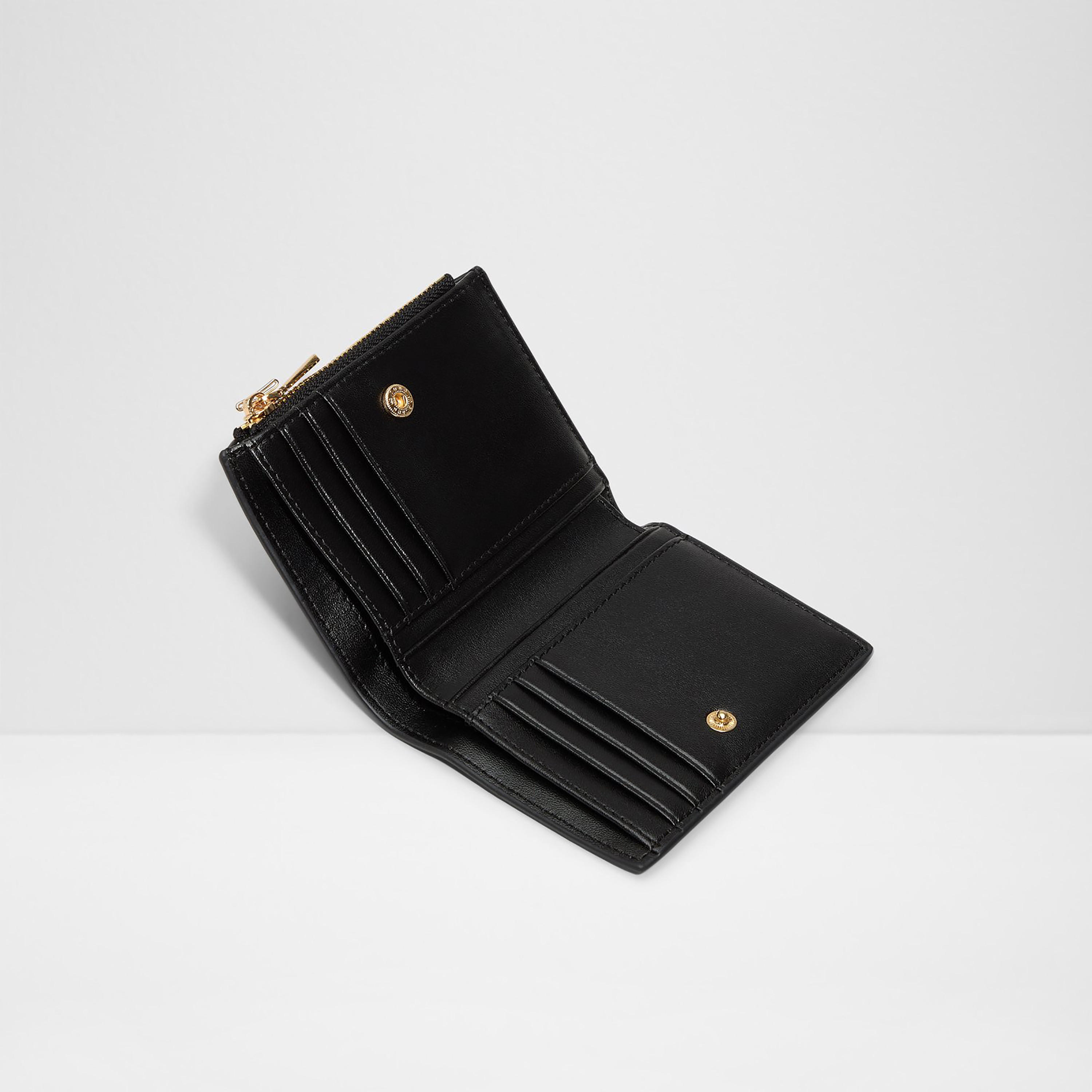 Aldo Vervene Textured Wallet with Magnetic Closure-women-bagsandwallets-wallets-image-2