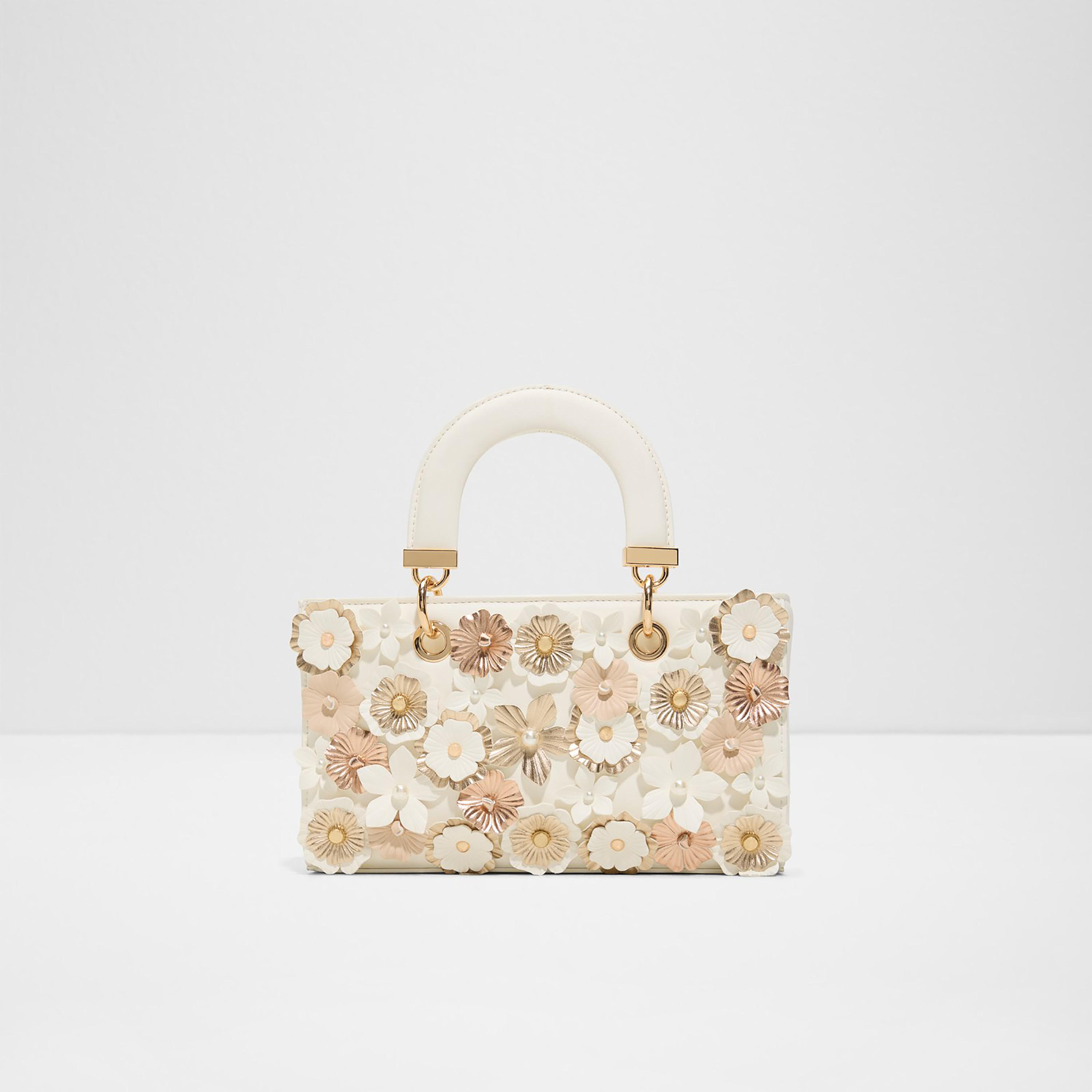 Aldo Florellina Applique Double Handle Handheld Bag with Flap Closure & Strap-women-bagsandwallets-handbags-image-1
