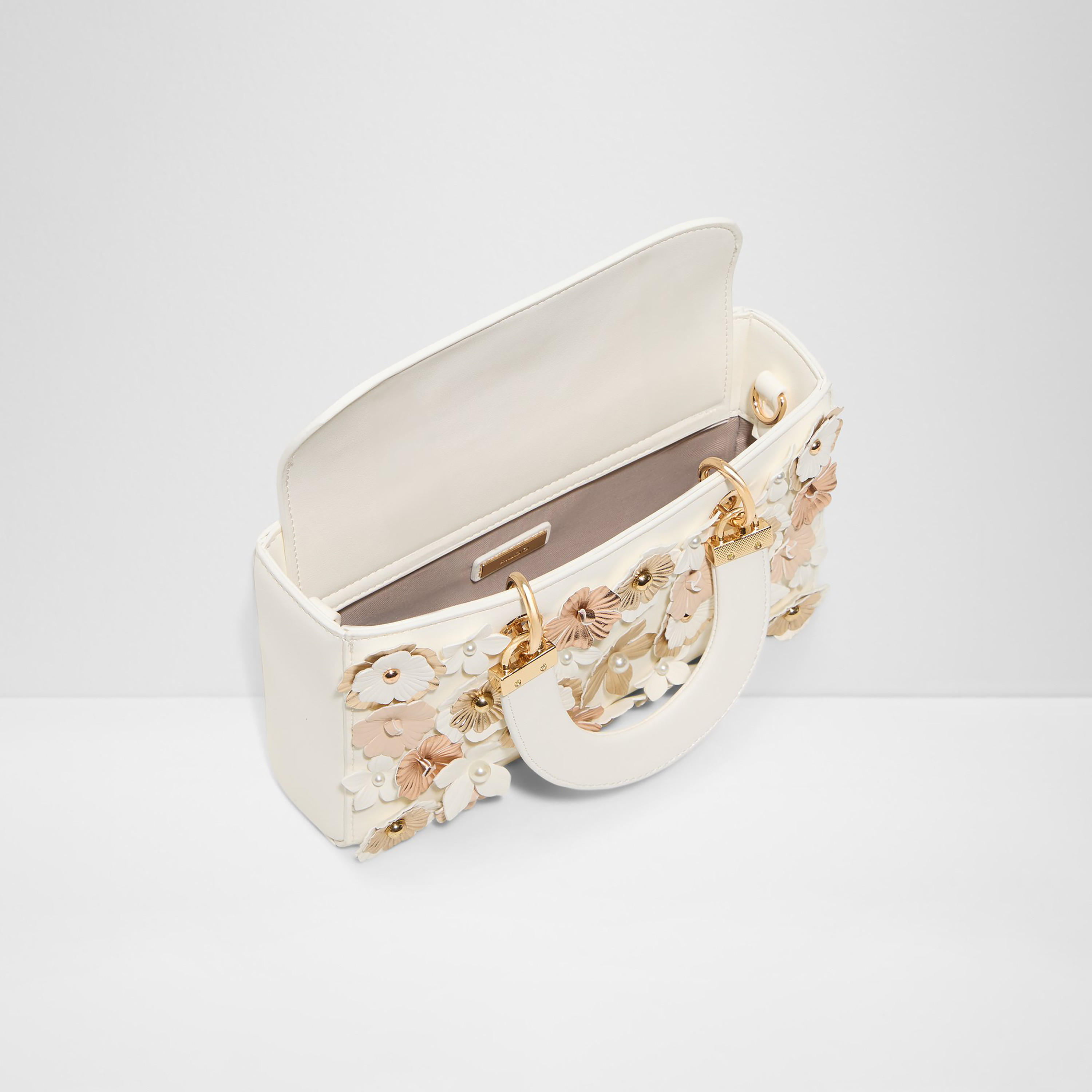 Aldo Florellina Applique Double Handle Handheld Bag with Flap Closure & Strap-women-bagsandwallets-handbags-image-3