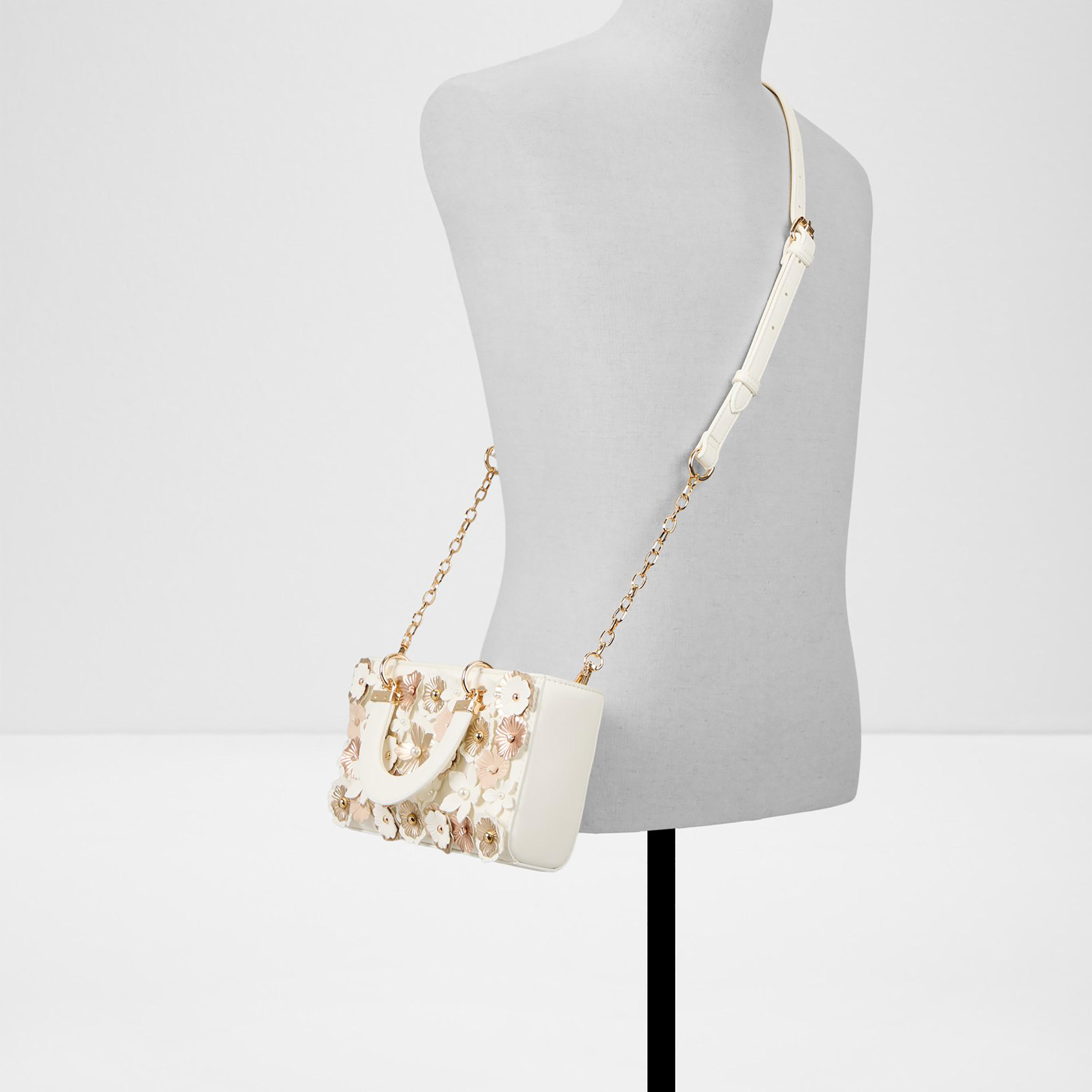 Aldo Florellina Applique Double Handle Handheld Bag with Flap Closure & Strap-women-bagsandwallets-handbags-image-4