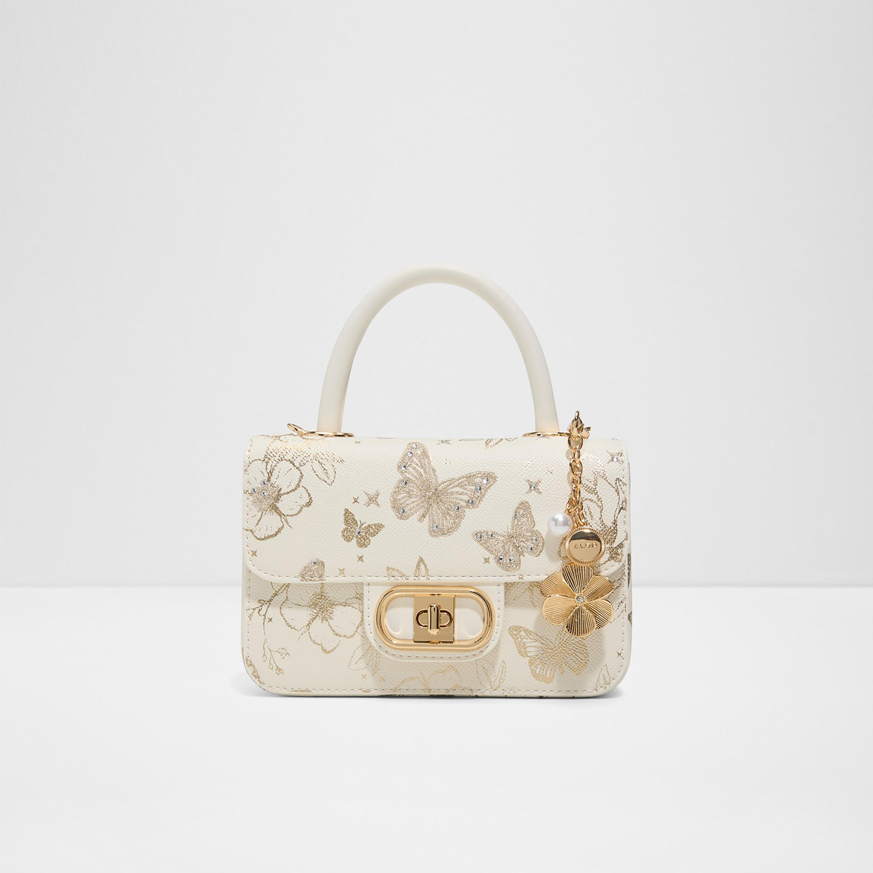 Aldo Eloize Embellished Top Handle Mini Satchel Bag with Twist Lock & Detachable Strap-women-bagsandwallets-handbags-image-1