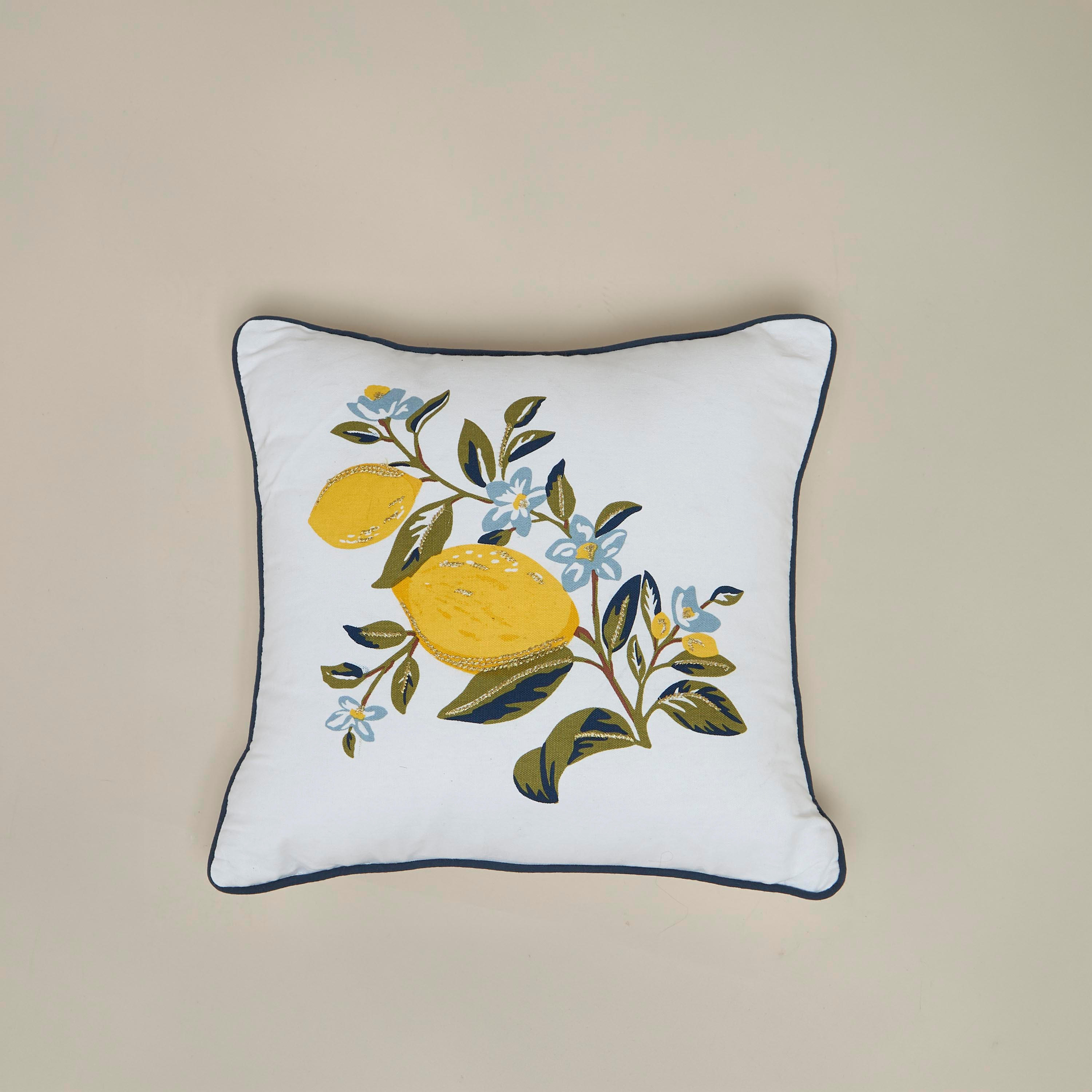 وسادة محشوة بطبعات ليمون - 45x45 سم-household-cushionsandthrows-filledcushions-decorativecushions-image-5