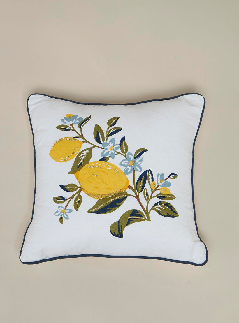 وسادة محشوة بطبعات ليمون - 45x45 سم-household-cushionsandthrows-filledcushions-decorativecushions-image-5