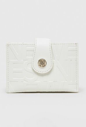 Nine West Embossed Wallet with Magnetic Closure-women-image-1