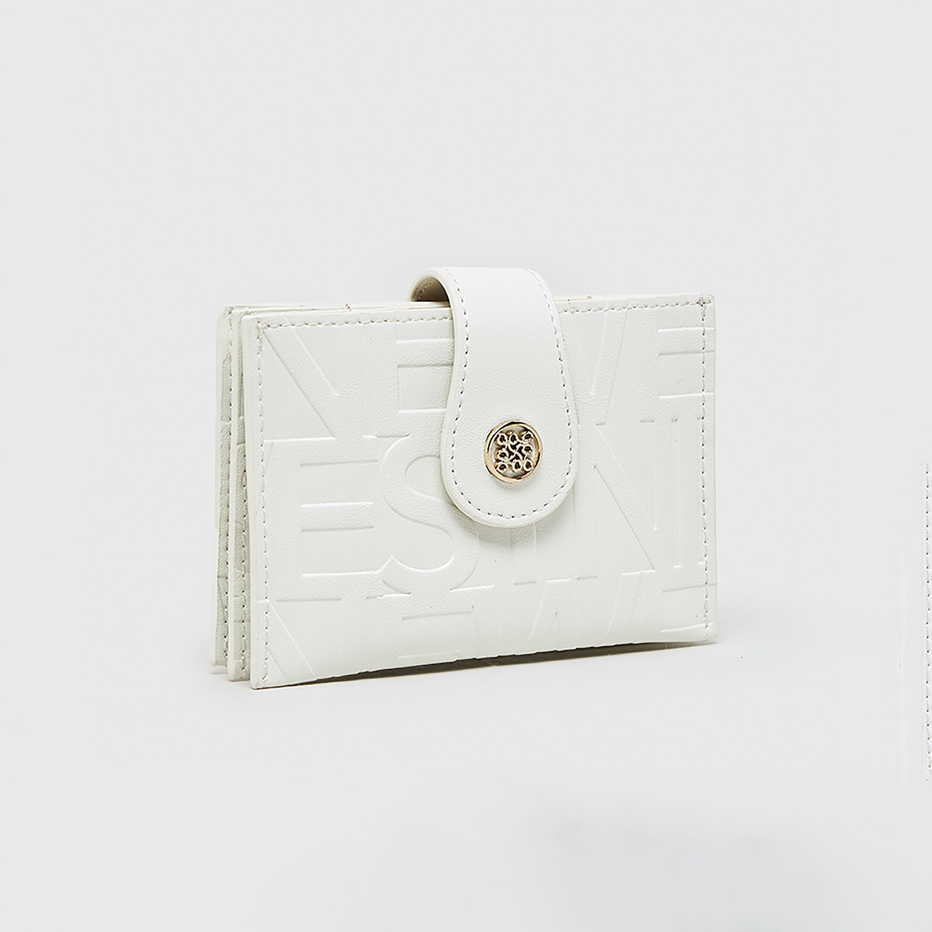 Nine West Embossed Wallet with Magnetic Closure-women-bagsandwallets-wallets-image-2