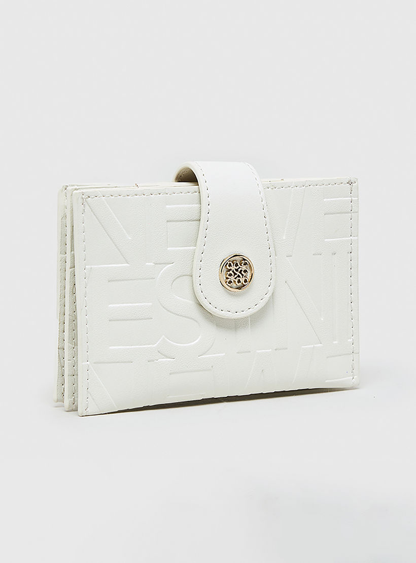 Nine West Embossed Wallet with Magnetic Closure-women-bagsandwallets-wallets-image-2