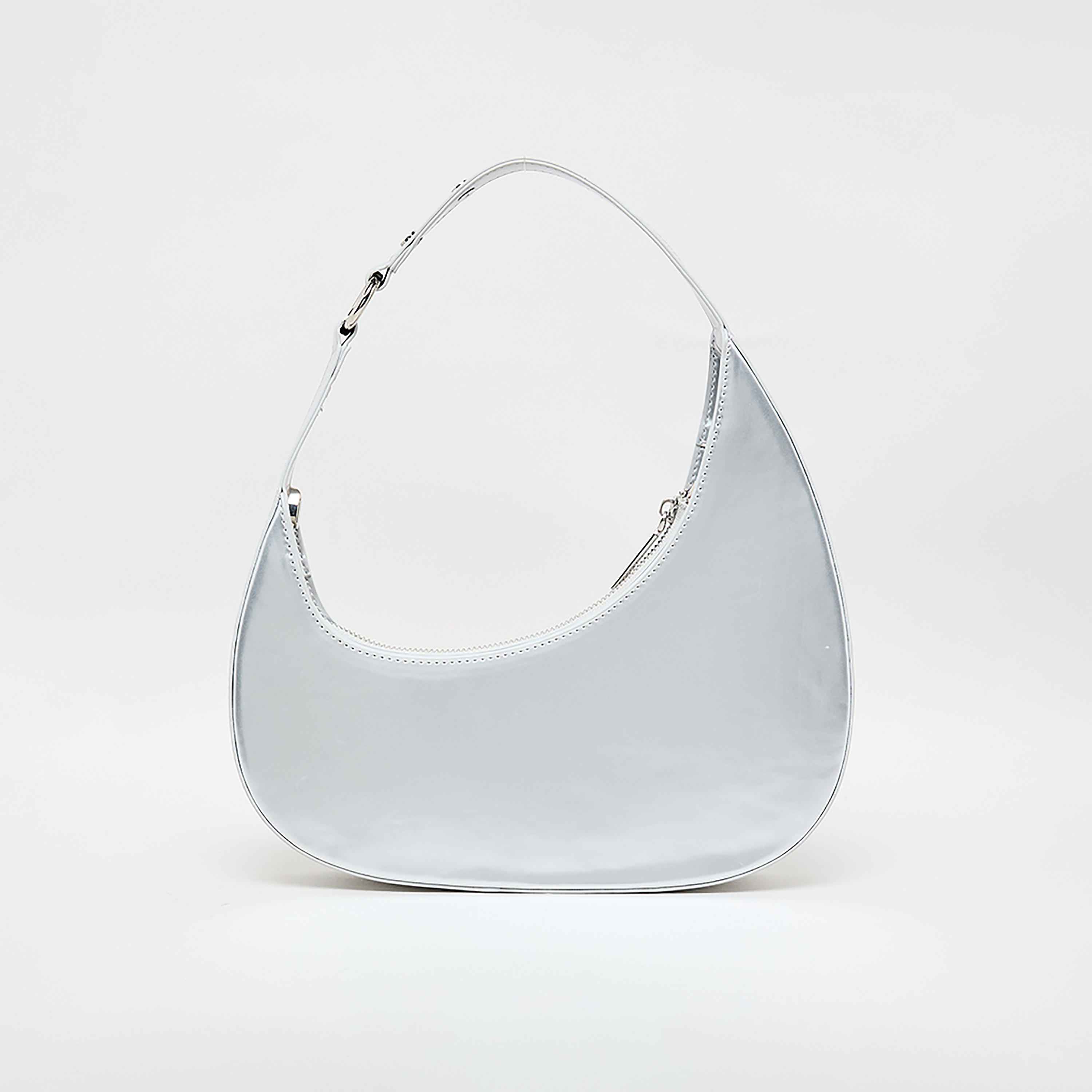 حقيبة كتف سادة من ناين ويست بمقبض واحد وسحاب إغلاق وحزام قابل للتعديل-women-bagsandwallets-backpacks-image-3