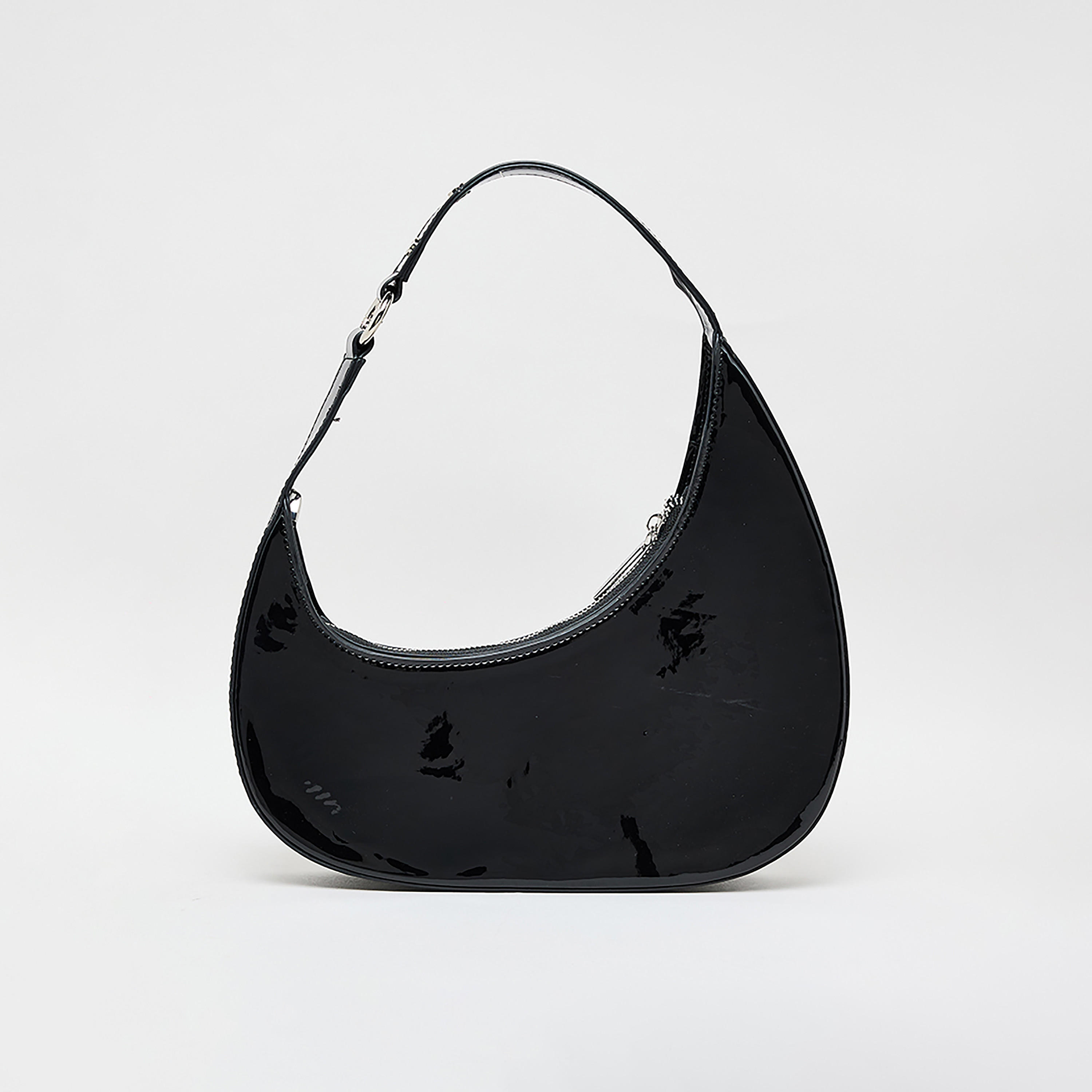 حقيبة كتف سادة من ناين ويست بمقبض واحد وسحاب إغلاق وحزام قابل للتعديل-women-bagsandwallets-backpacks-image-3