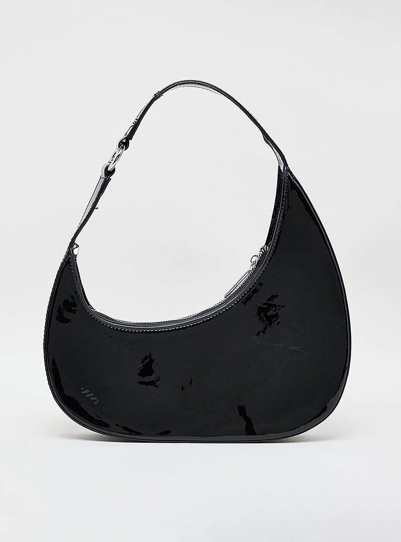 حقيبة كتف سادة من ناين ويست بمقبض واحد وسحاب إغلاق وحزام قابل للتعديل-women-bagsandwallets-backpacks-image-3