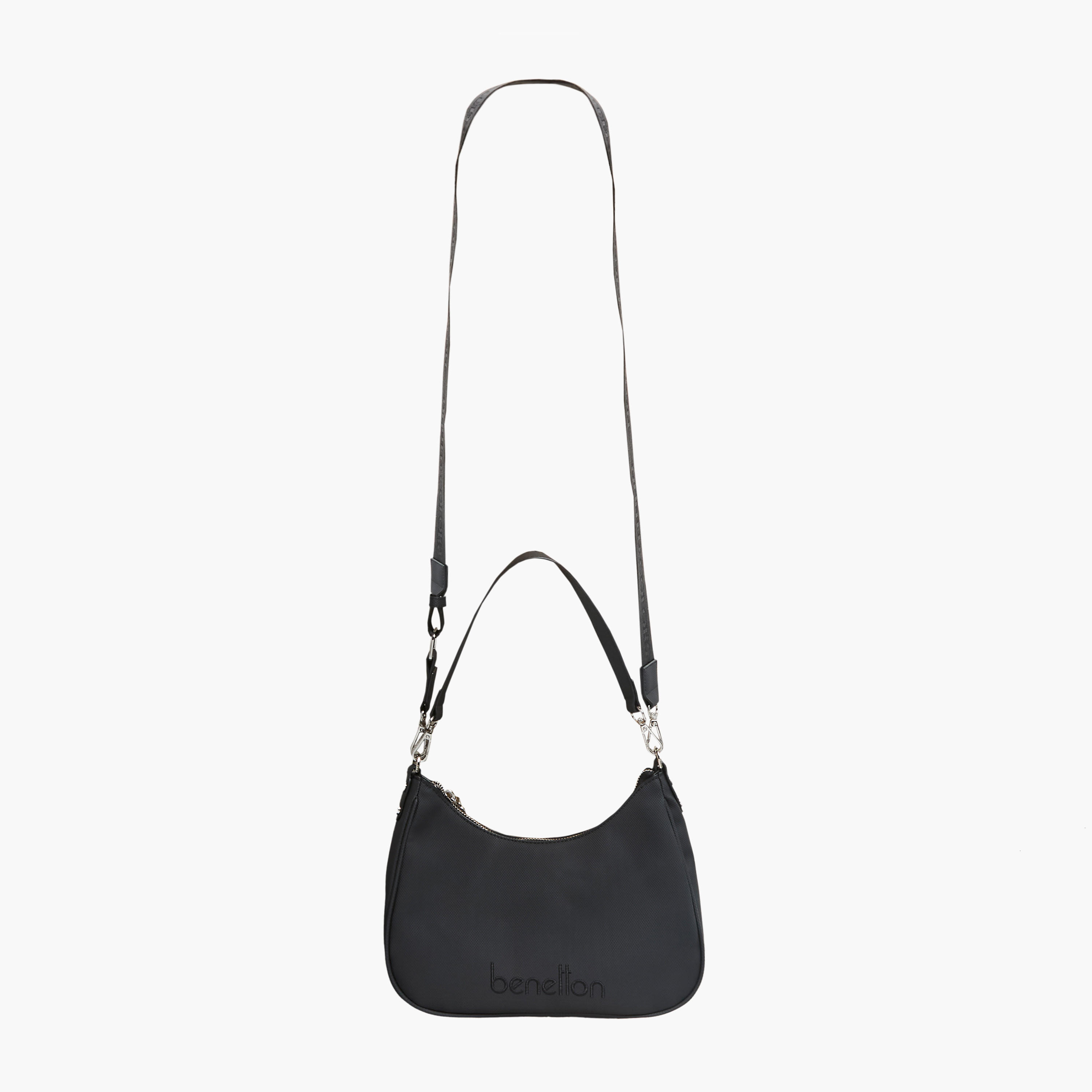 United Colors of Benetton Solid Shoulder Bag with Zip Closure-women-bagsandwallets-handbags-image-10