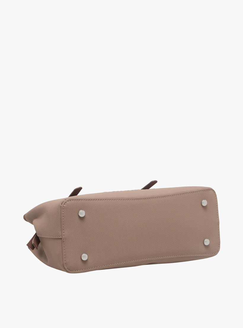 United Colors of Benetton Textured Tote Bag with Zip Closure-women-bagsandwallets-handbags-image-7