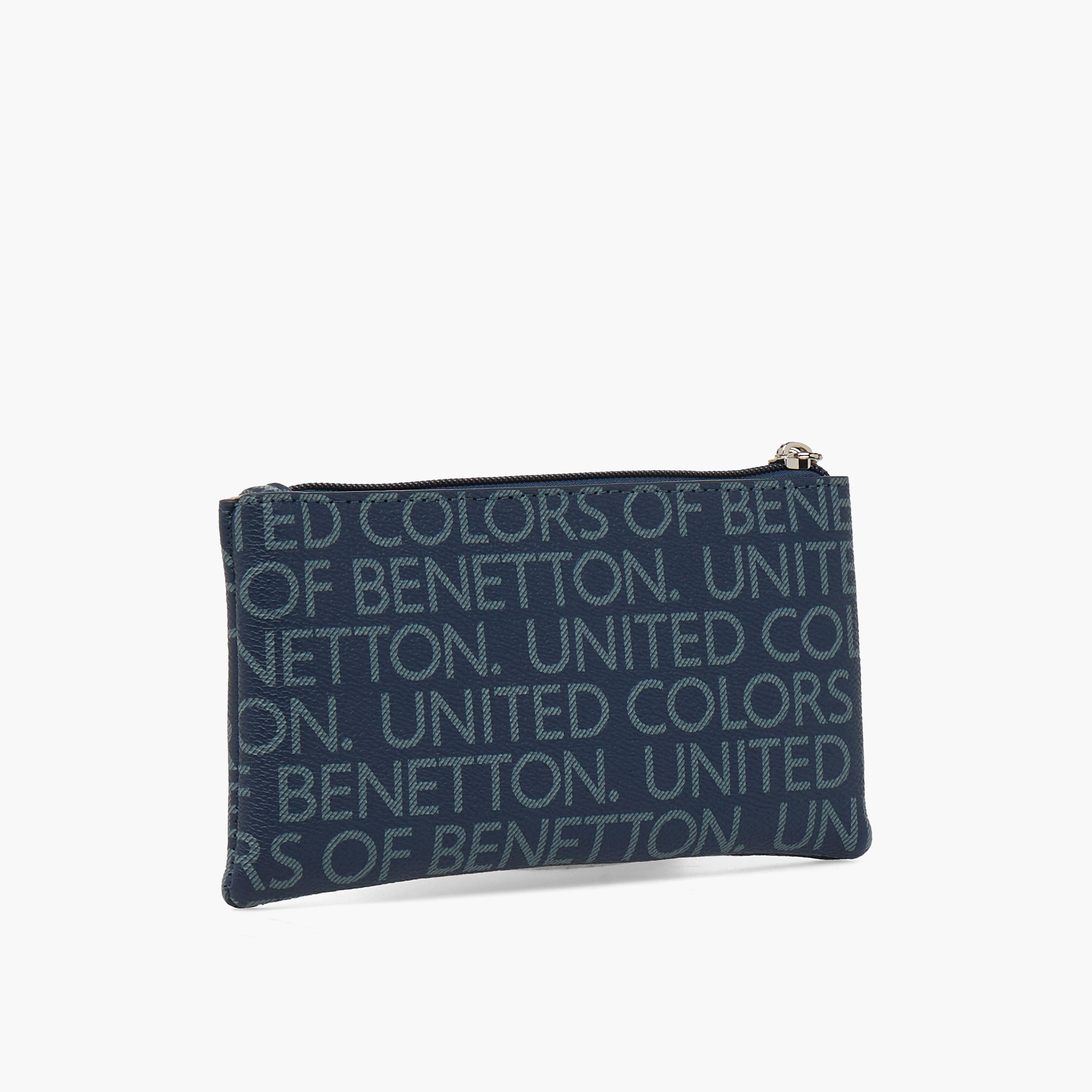 US POLO ASSN. Logo Print Pouch with Zip Closure-women-bagsandwallets-wallets-image-2