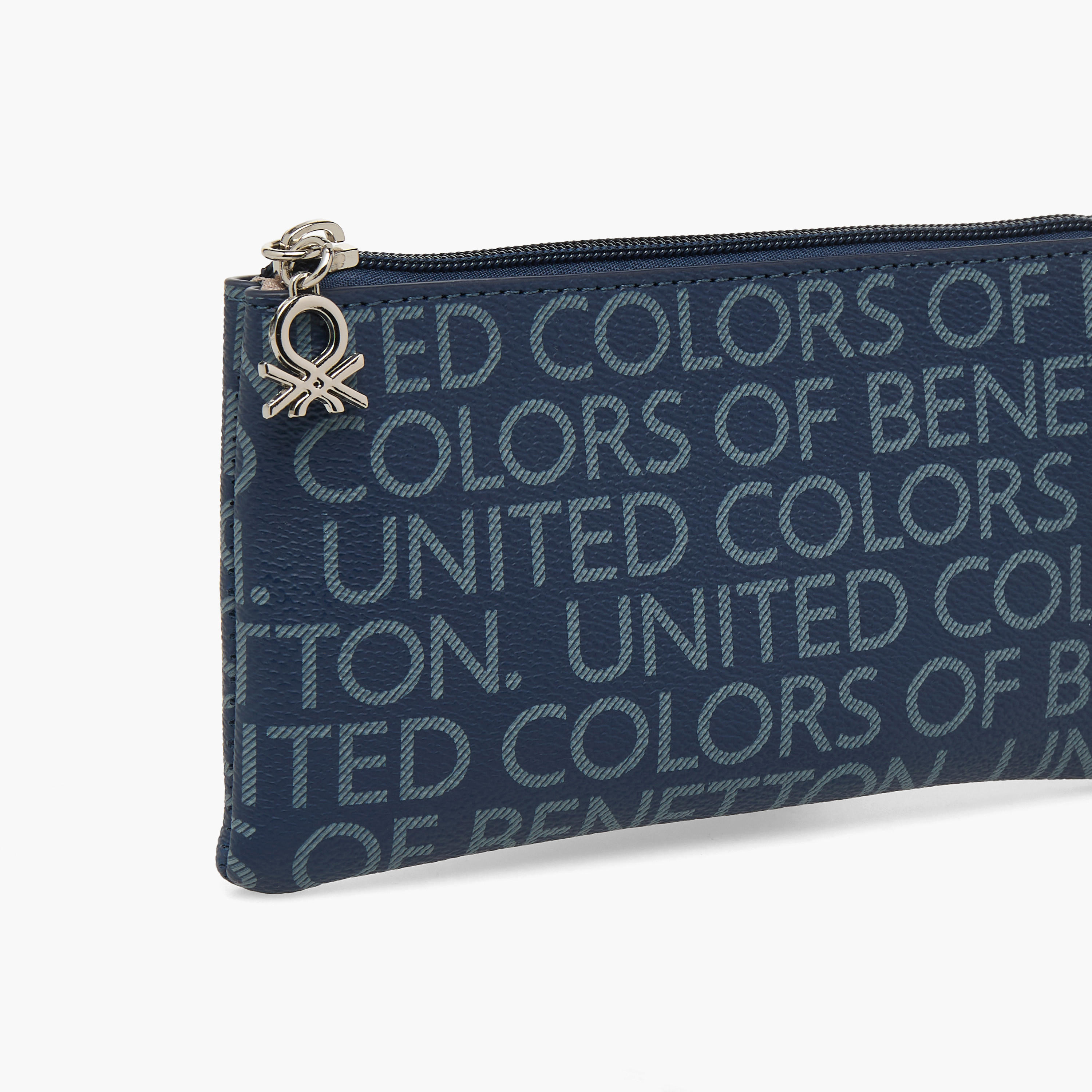 US POLO ASSN. Logo Print Pouch with Zip Closure-women-bagsandwallets-wallets-image-3