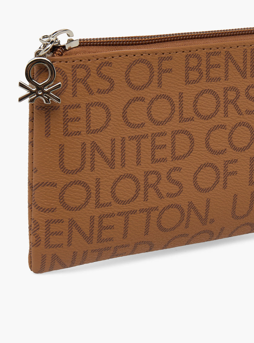 US POLO ASSN. Logo Print Pouch with Zip Closure-women-bagsandwallets-wallets-image-3