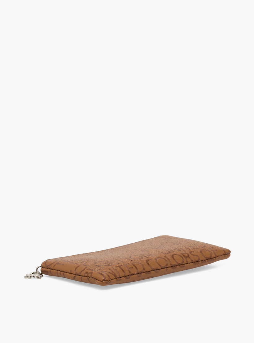 US POLO ASSN. Logo Print Pouch with Zip Closure-women-bagsandwallets-wallets-image-4