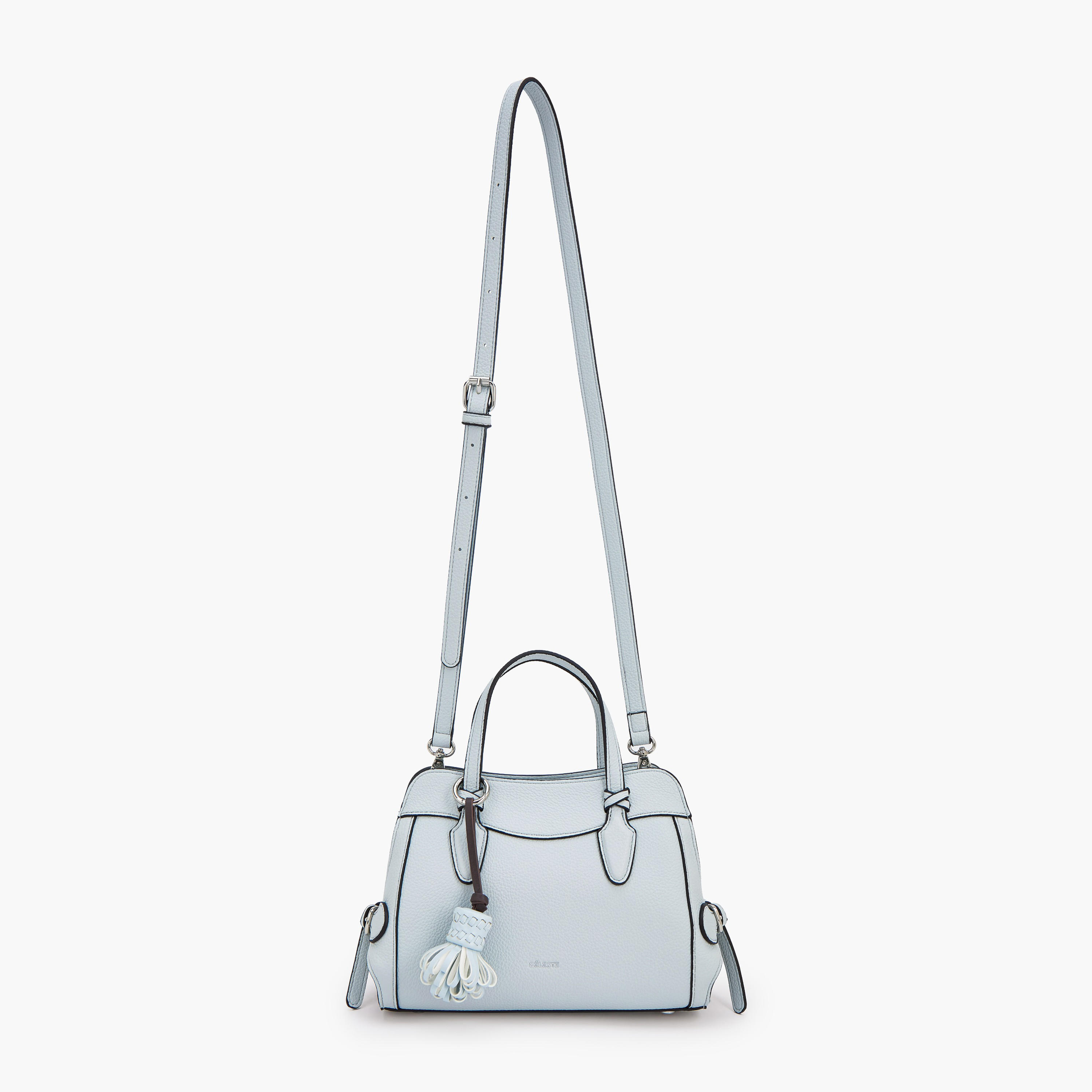 شنطة كروس بودي بارزة الملمس بتفاصيل شرابة من سيليست-women-bagsandwallets-handbags-image-2
