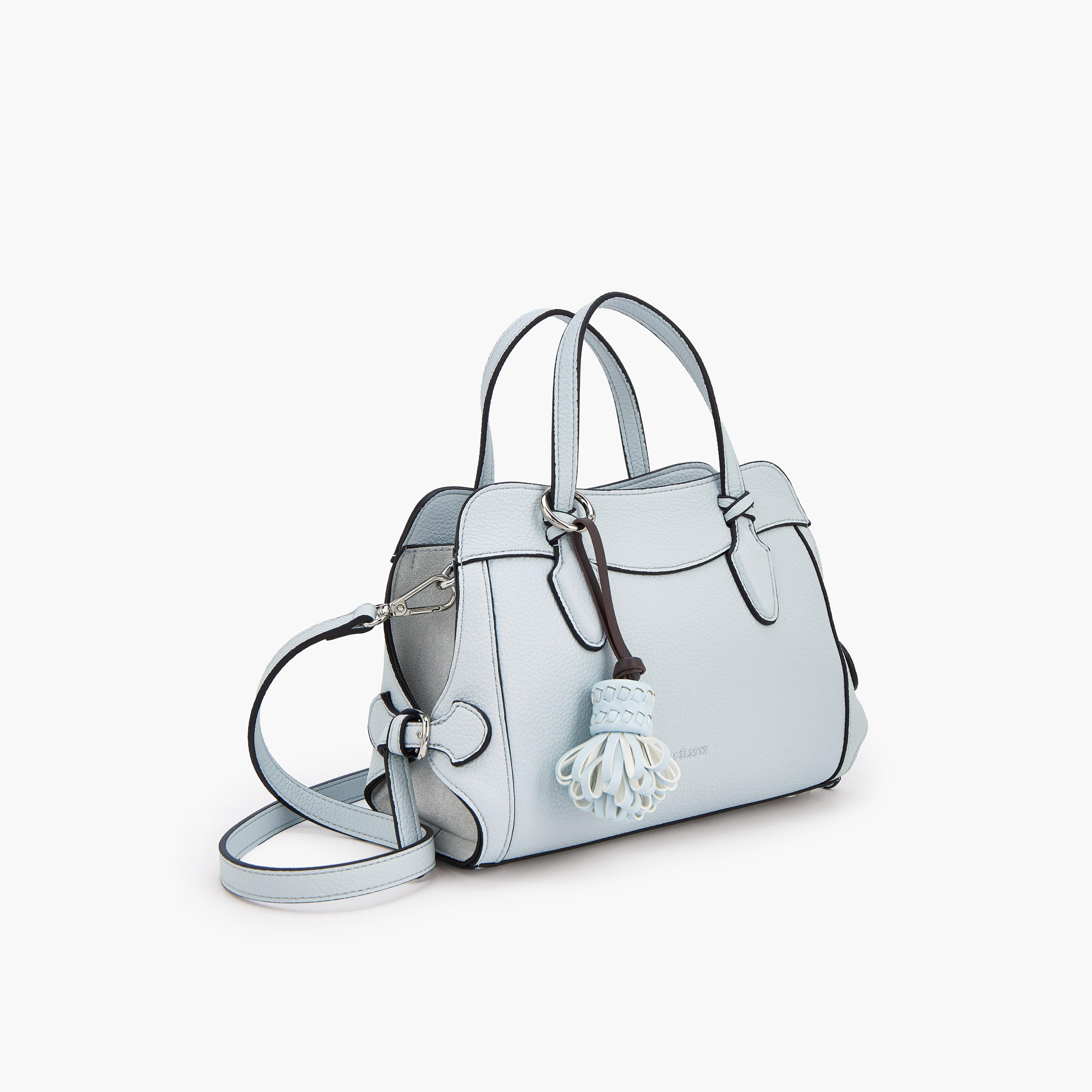 شنطة كروس بودي بارزة الملمس بتفاصيل شرابة من سيليست-women-bagsandwallets-handbags-image-3