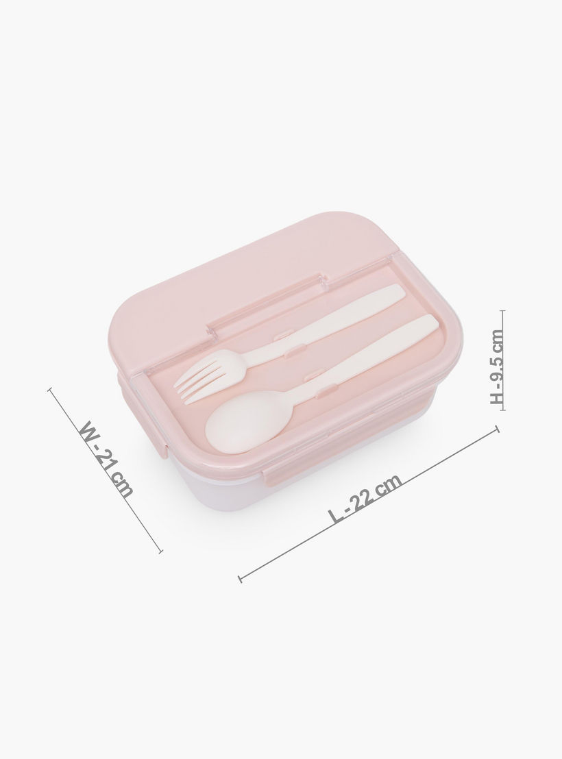 Solid 3-Piece Lunch Bag Set for Girls 5-8 Years with Lunch Box and Water Bottle - 1 L-school-lunchessentials-sets-image-10