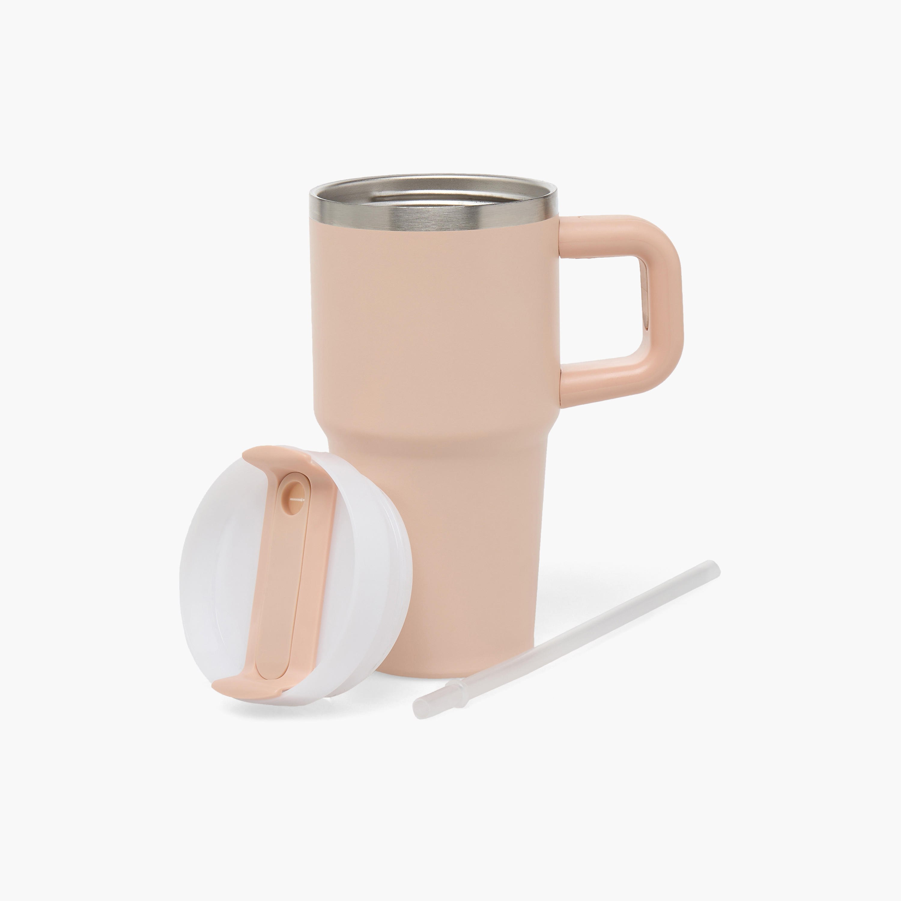 كوب ستانلس ستيل سادة بمقبض من جلو - 600 مل-household-dining-drinkserveware-bottles-image-2