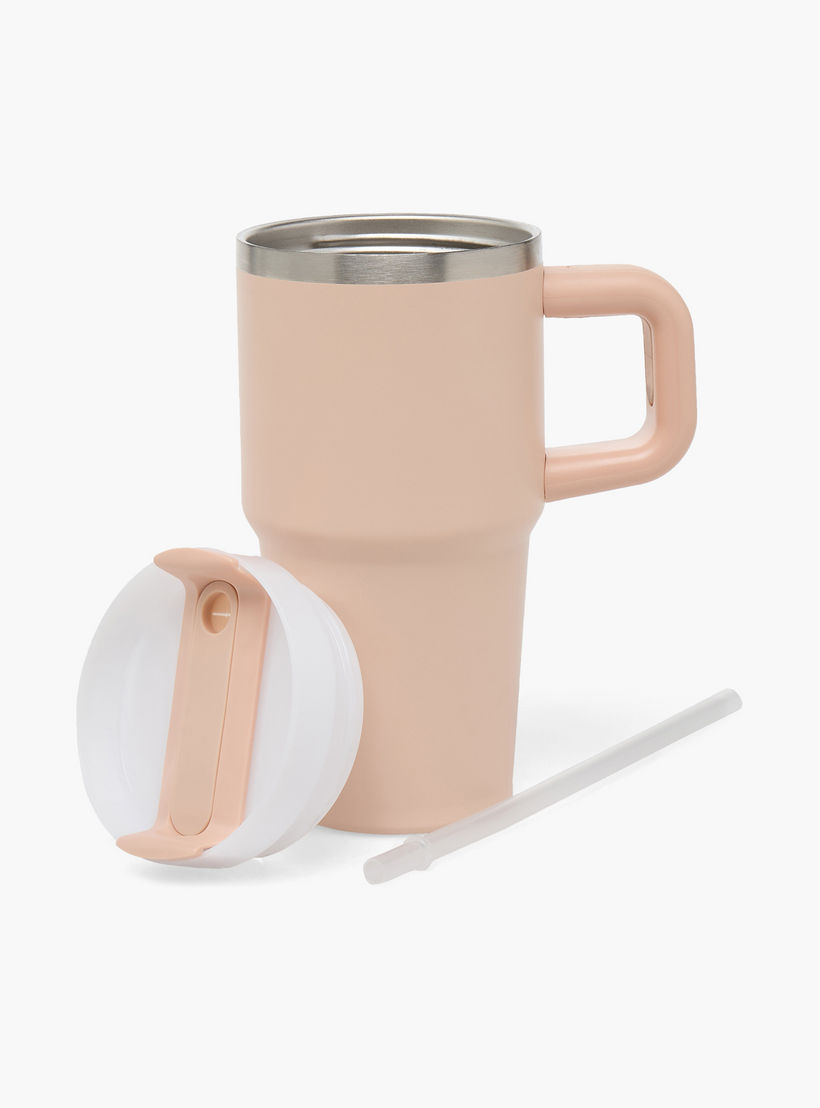 كوب ستانلس ستيل سادة بمقبض من جلو - 600 مل-household-dining-drinkserveware-bottles-image-2