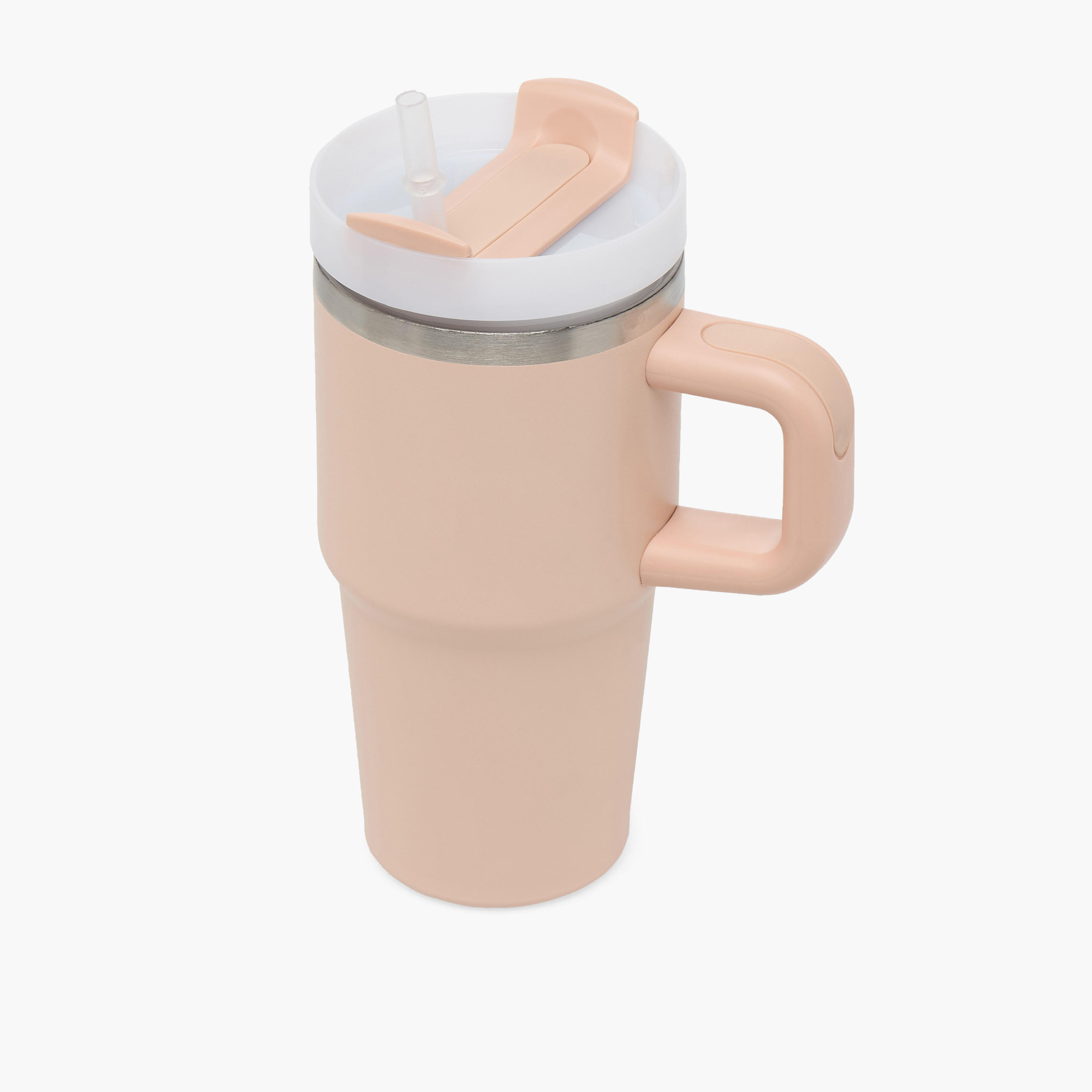 كوب ستانلس ستيل سادة بمقبض من جلو - 600 مل-household-dining-drinkserveware-bottles-image-3