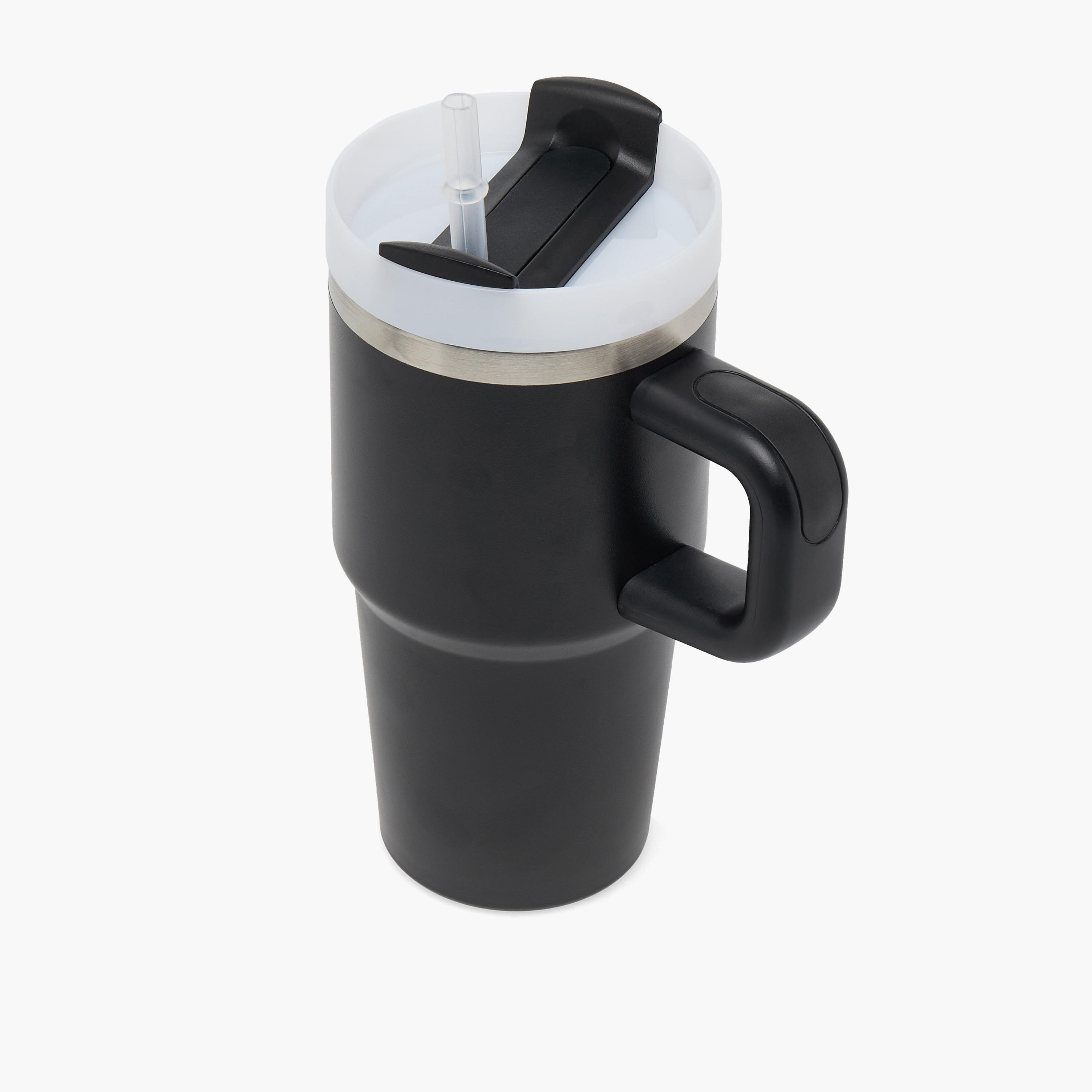 GLOO Solid Stainless Steel Tumbler with Flip Straw and Handle - 600 ml-household-dining-drinkserveware-bottles-image-3