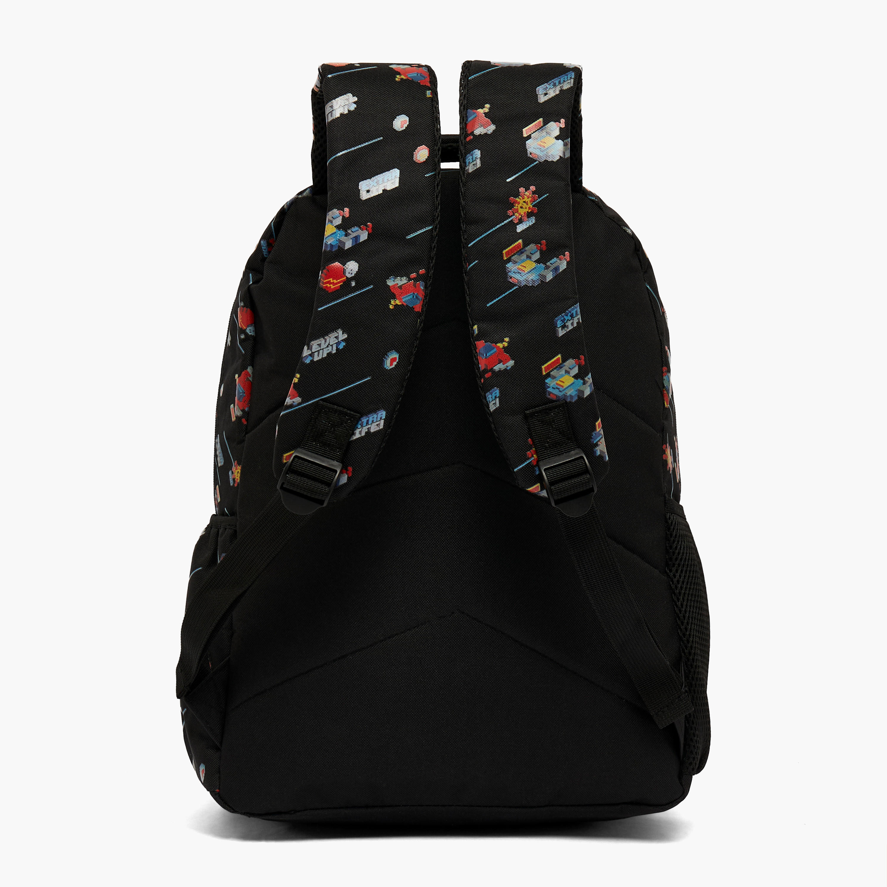 شنطة ظهر بطبعة ألعاب للأولاد من 8-13 سنة مع أحزمة كتف مبطنة - 17 بوصة-school-bagsandbackpacks-backpacks-image-7